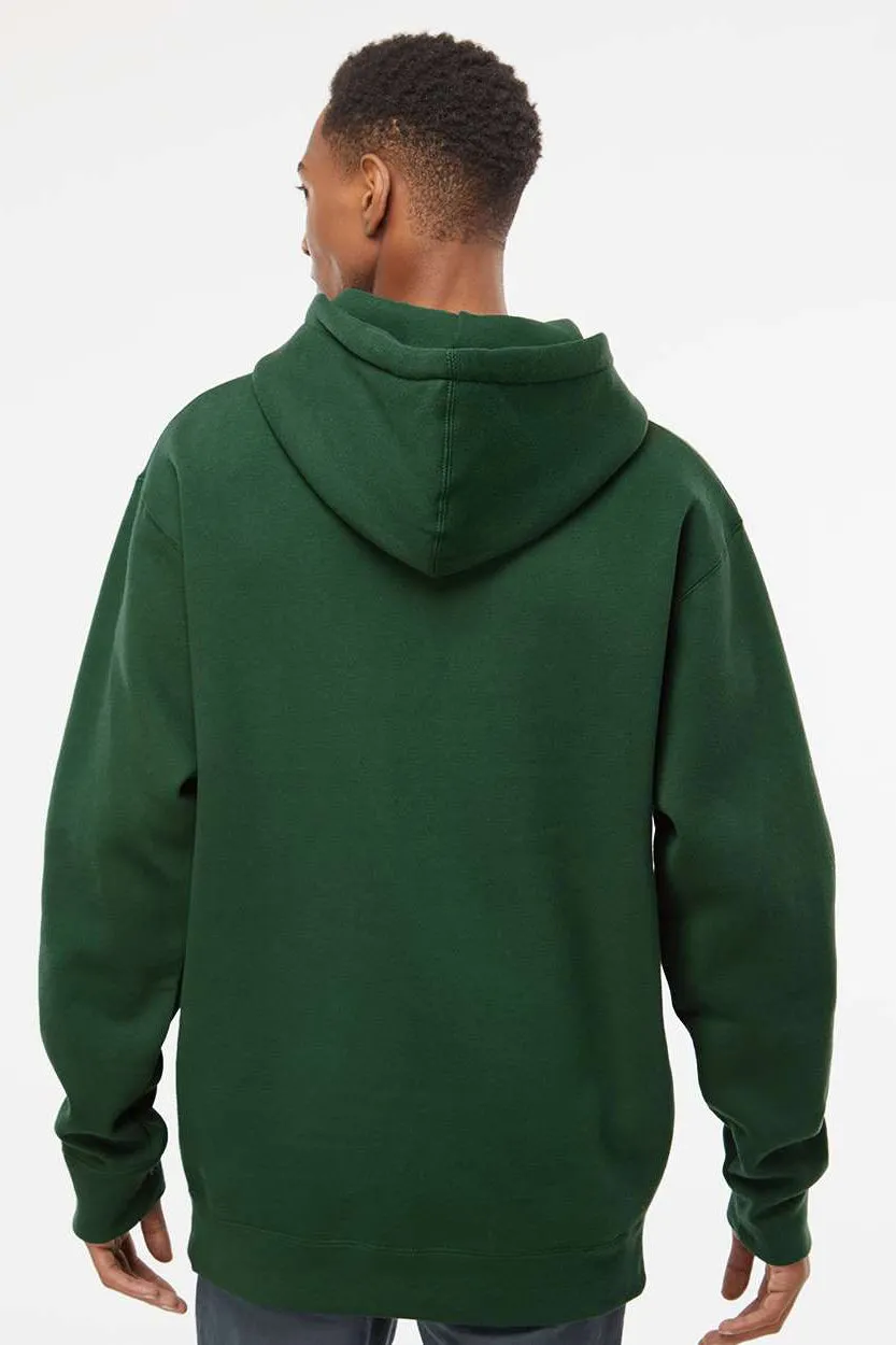 Veste à capuche indépendante pour hommes avec poche kangourou - Vert foncé