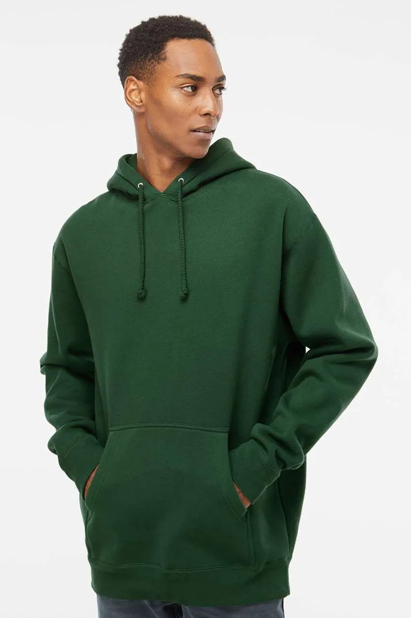 Veste à capuche indépendante pour hommes avec poche kangourou - Vert foncé