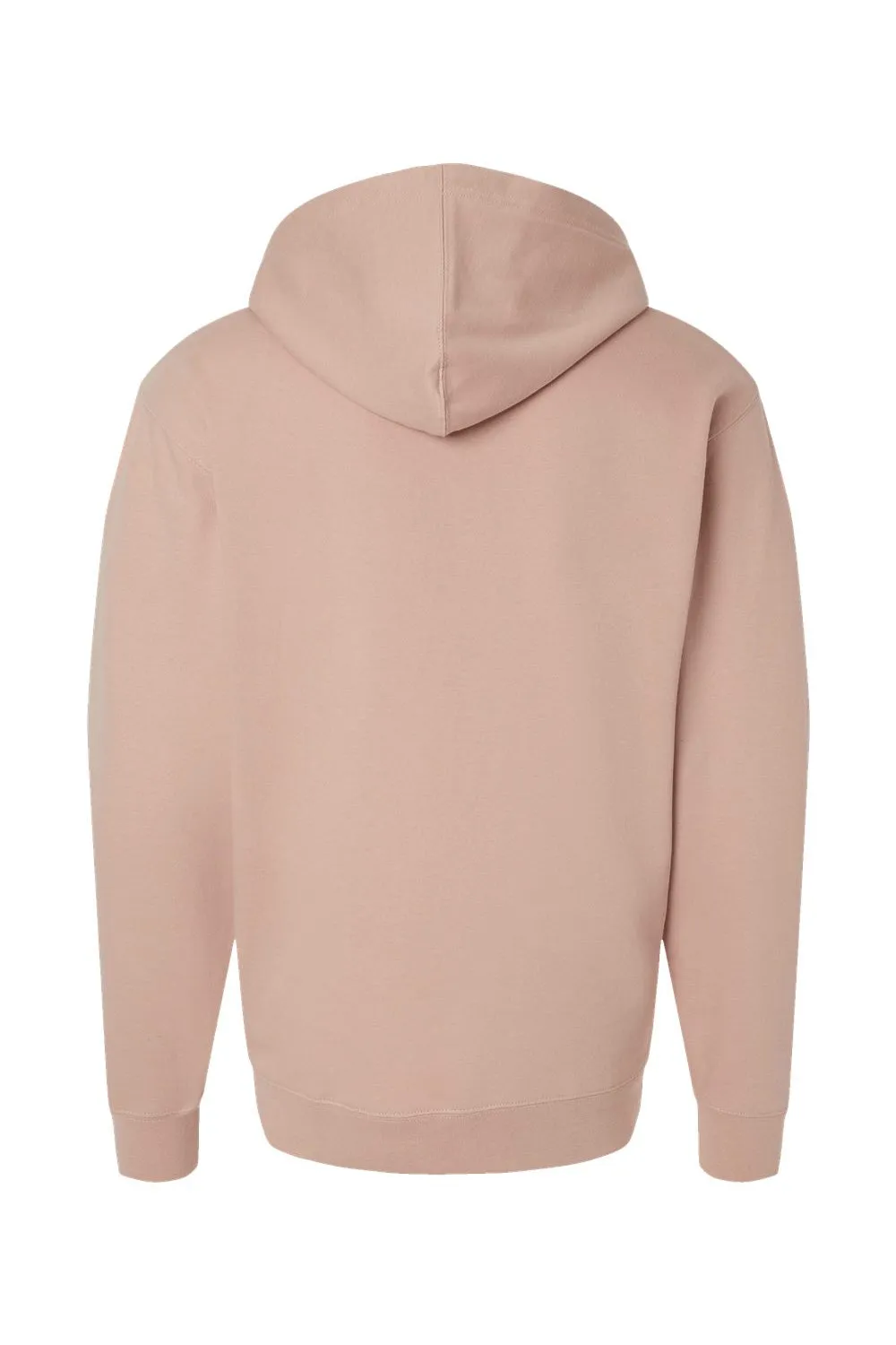 Veste à capuche indépendante pour hommes avec poche kangourou - Rose poussiéreux