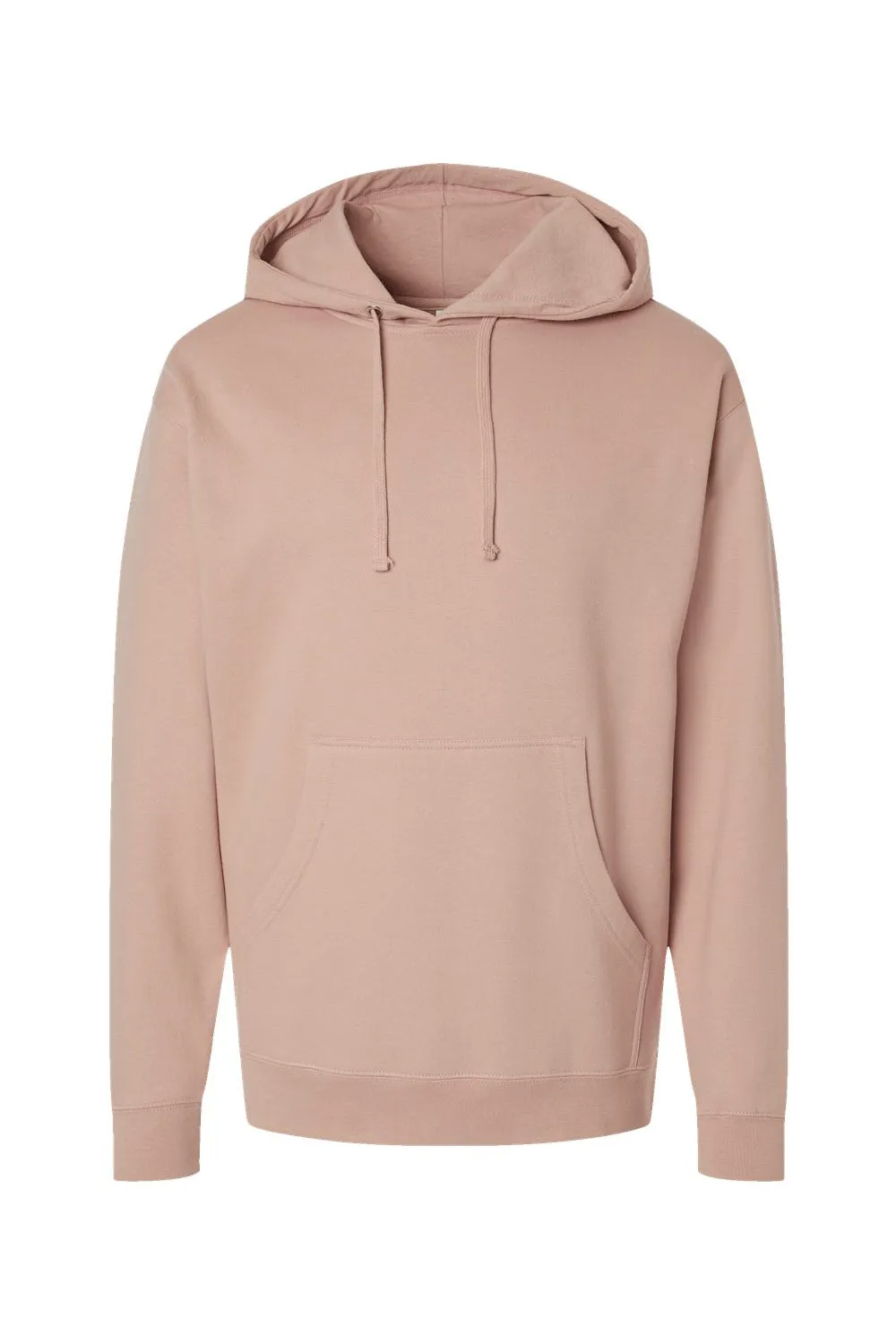 Veste à capuche indépendante pour hommes avec poche kangourou - Rose poussiéreux