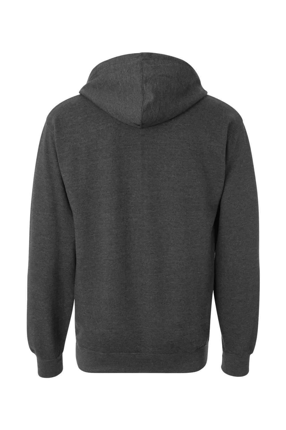 Veste à capuche indépendante pour hommes avec poche kangourou - Gris anthracite chiné