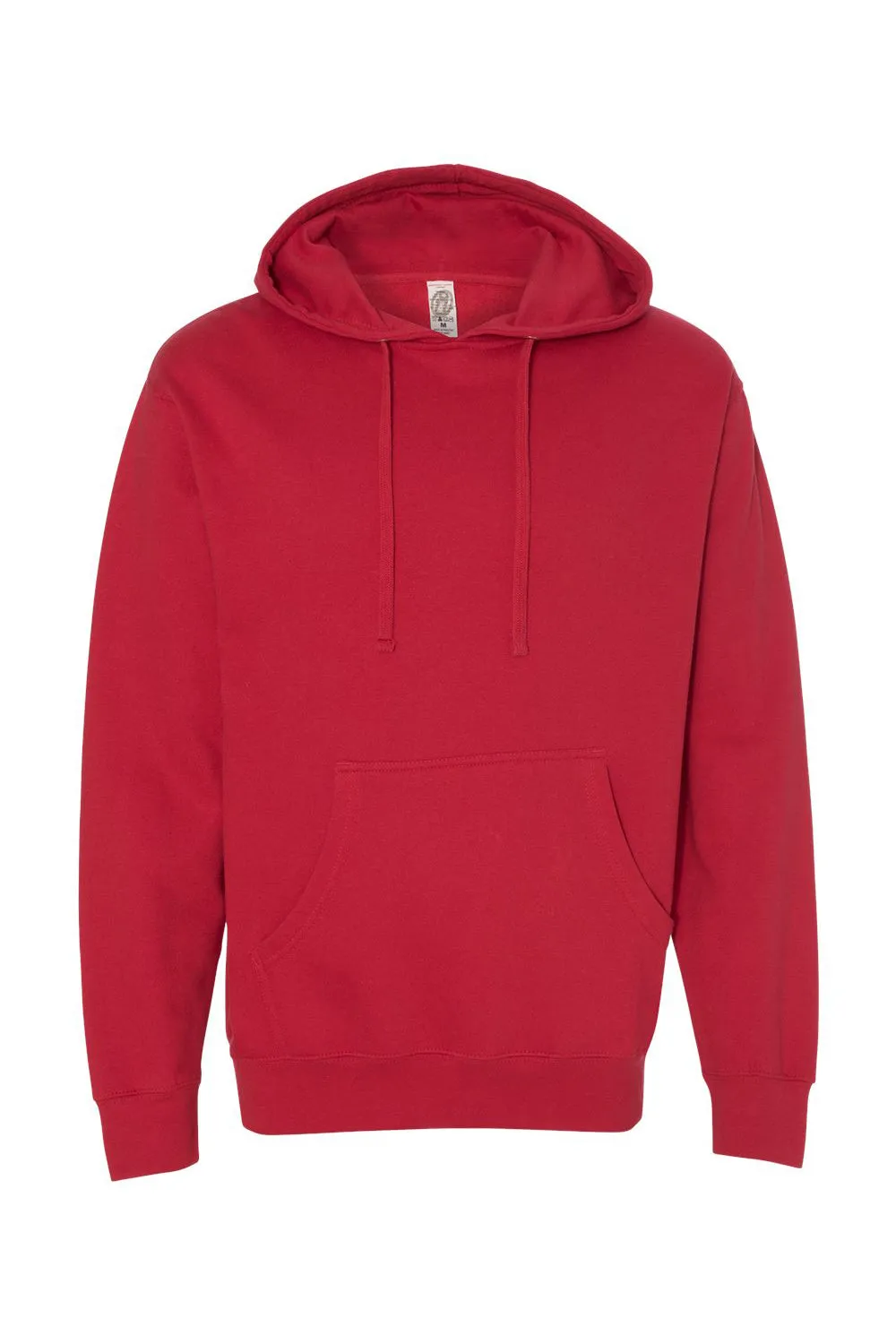 Veste à capuche indépendante pour hommes avec poche kangourou - Rouge