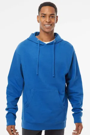 Independent Trading Company Mens Hooded Sweatshirt Hoodie w/ Pouch Pocket - Royal Blue