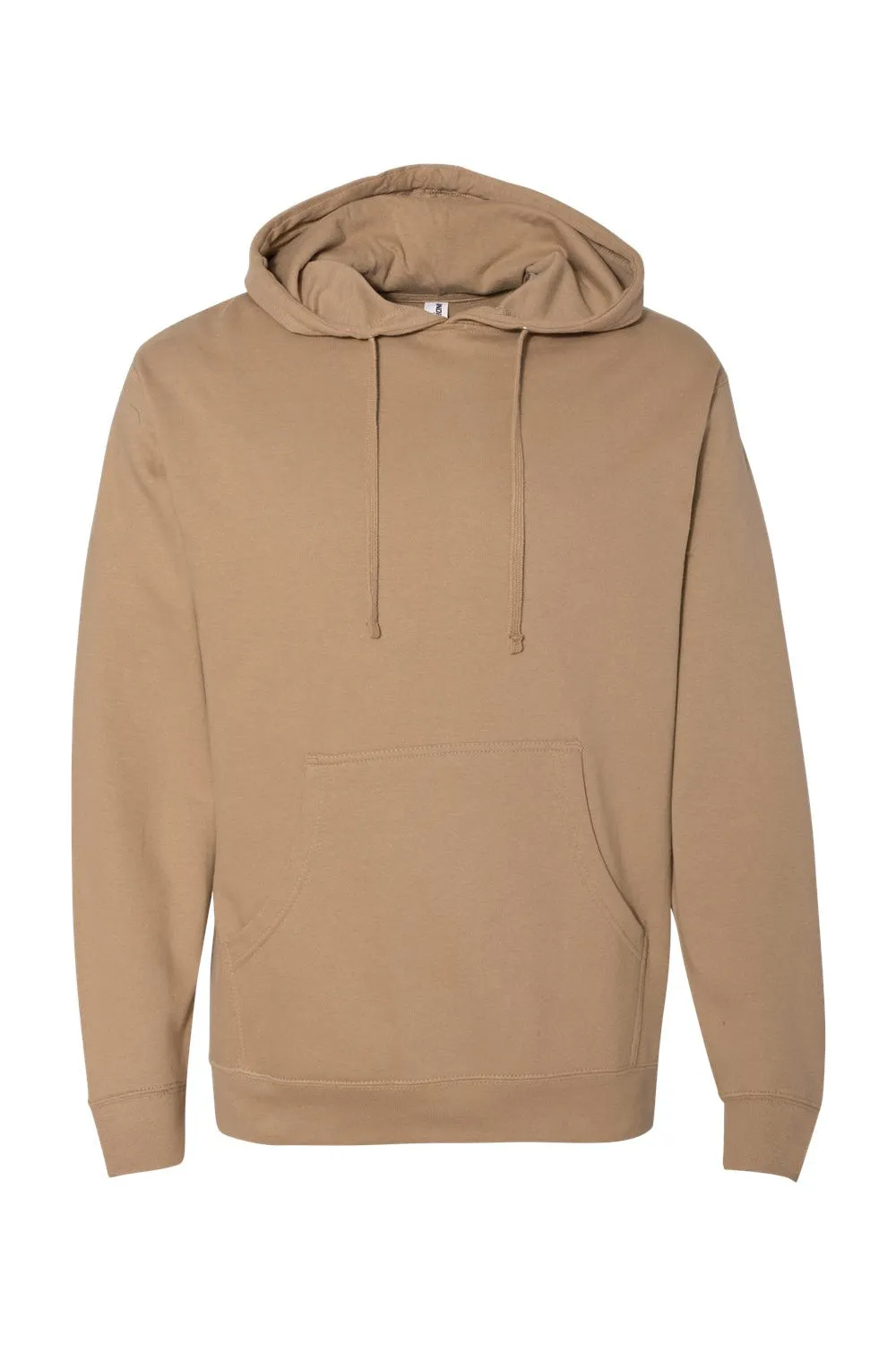 Veste à capuche indépendante pour hommes avec poche kangourou - Marron gris