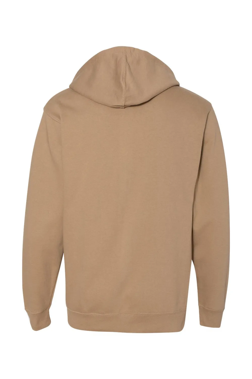 Veste à capuche indépendante pour hommes avec poche kangourou - Marron gris
