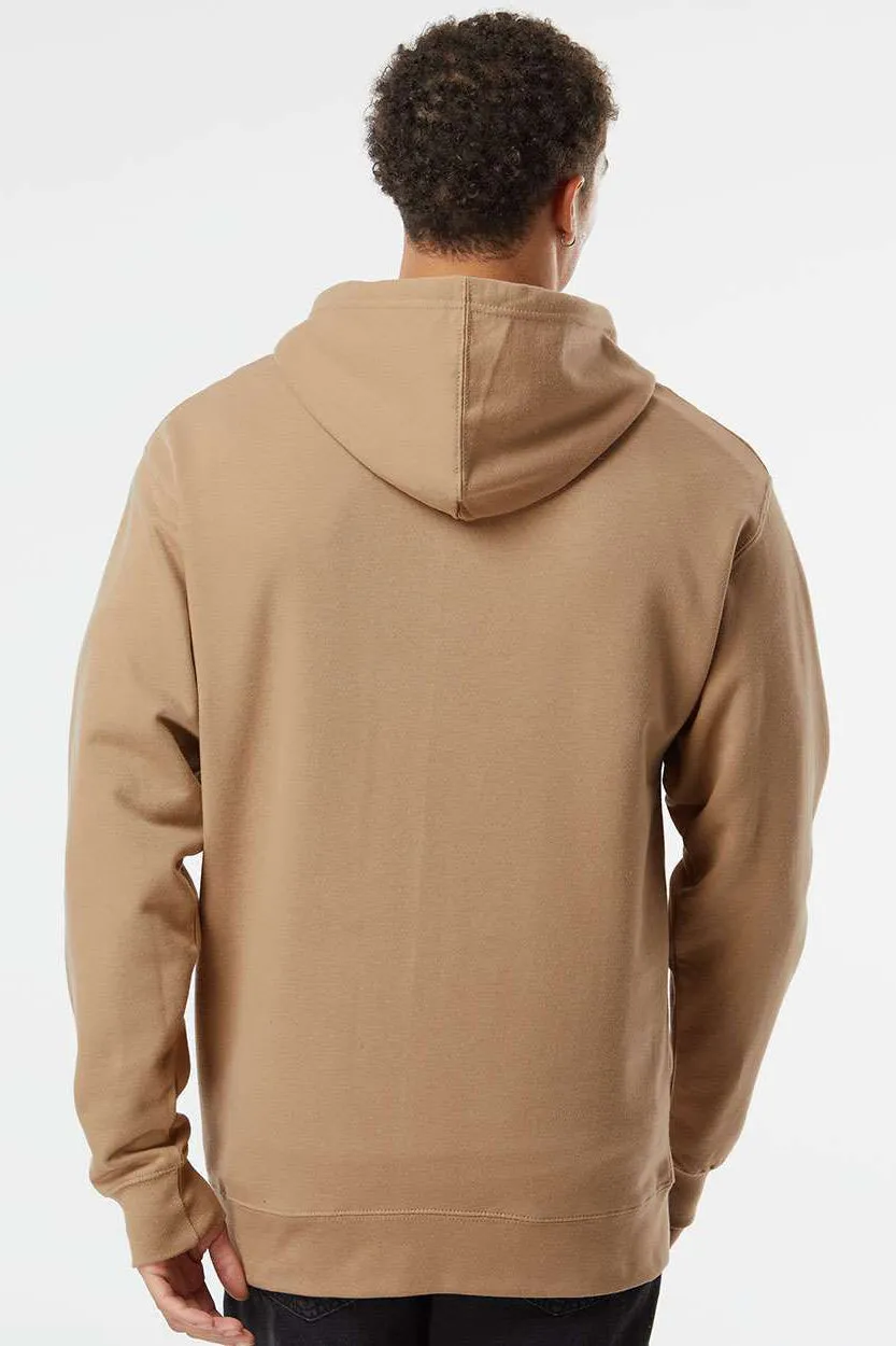 Veste à capuche indépendante pour hommes avec poche kangourou - Marron gris