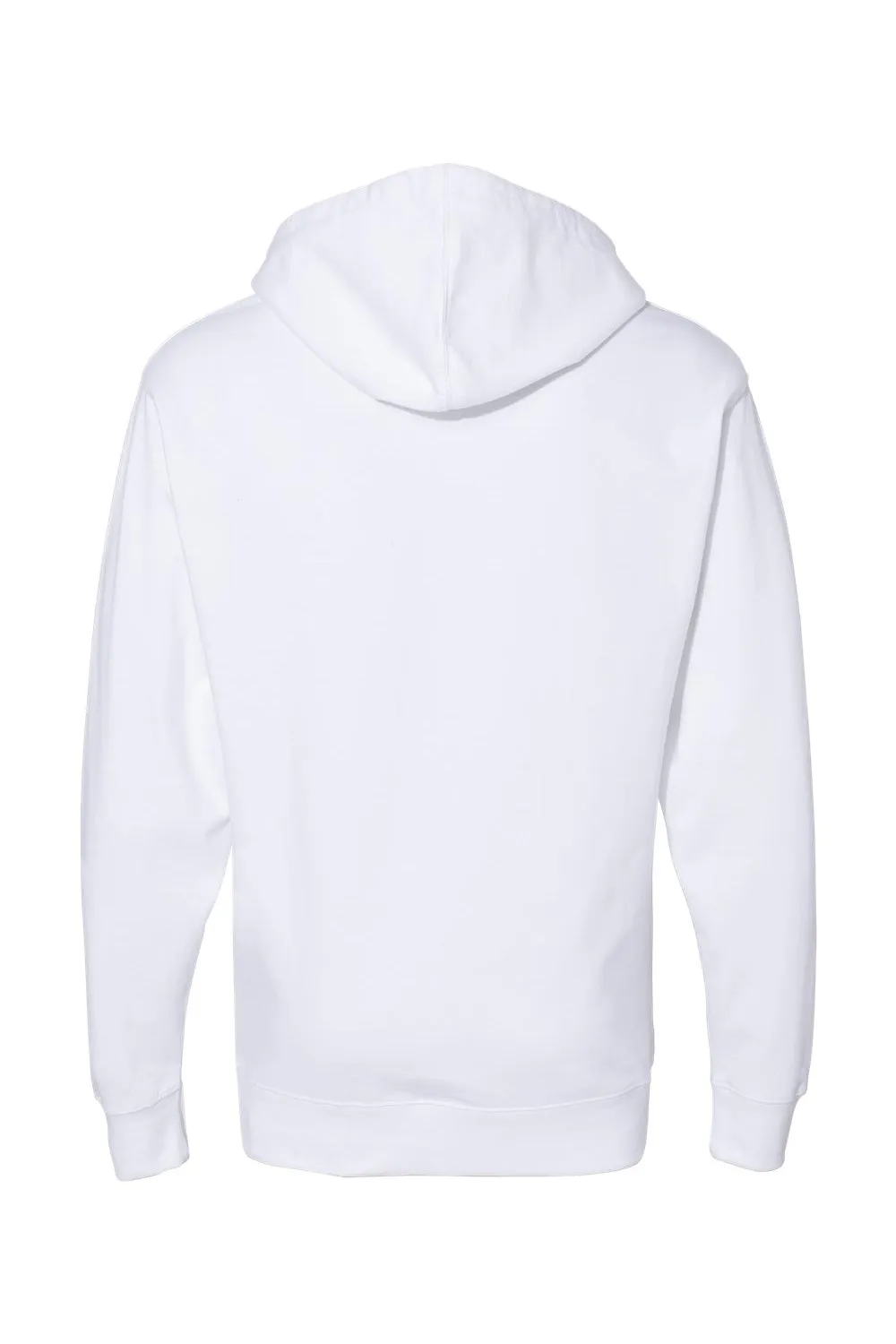 Veste à capuche indépendante pour hommes avec poche kangourou - Blanc