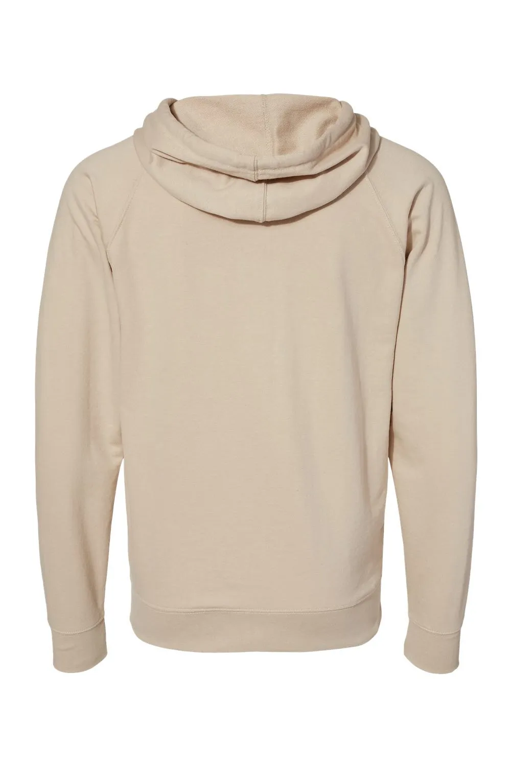 Veste à capuche indépendante pour hommes avec fermeture éclair complète et poches - Sable