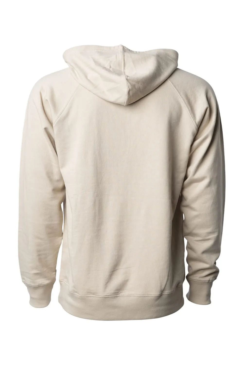 Veste à capuche indépendante pour hommes avec poche kangourou - Sable