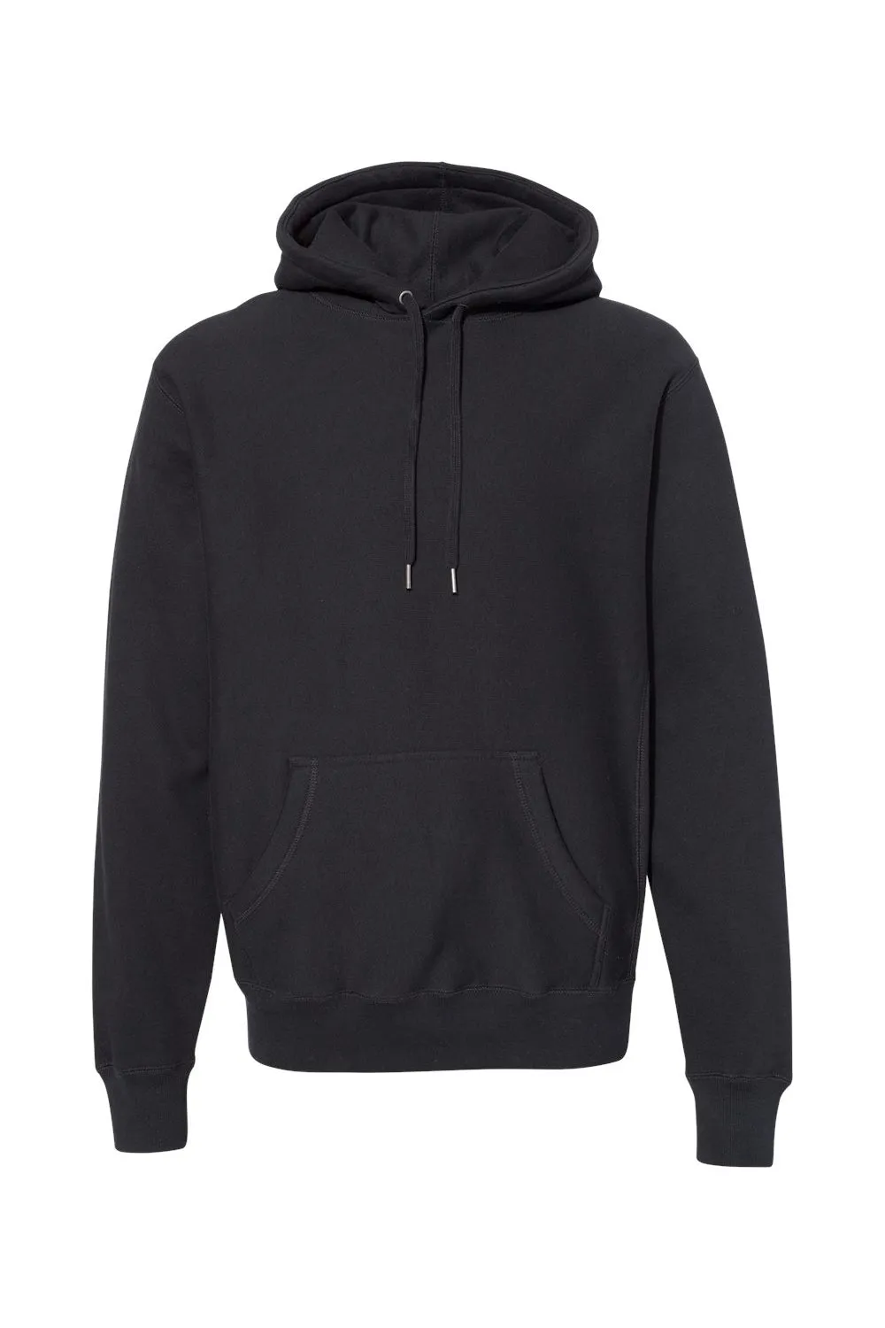 Veste à capuche avec poche kangourou pour hommes - Noir