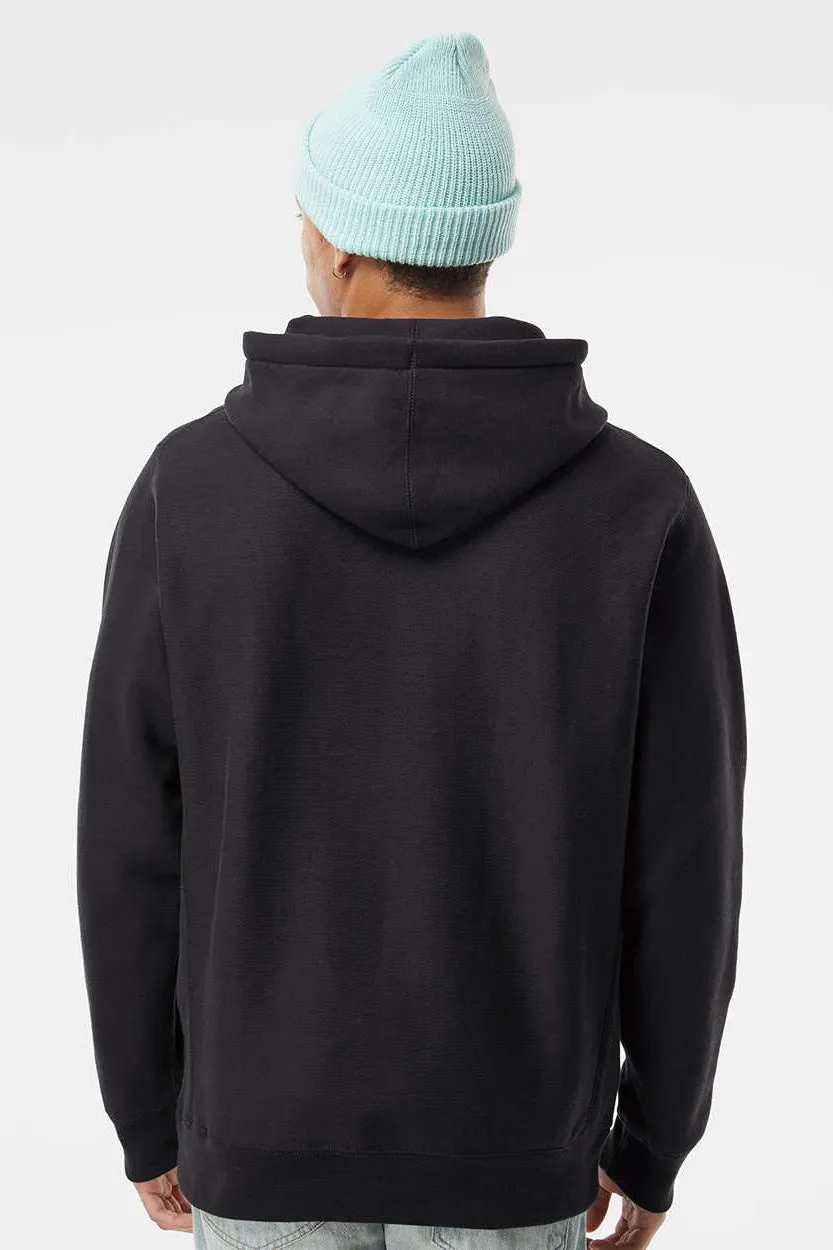Veste à capuche avec poche kangourou pour hommes - Noir