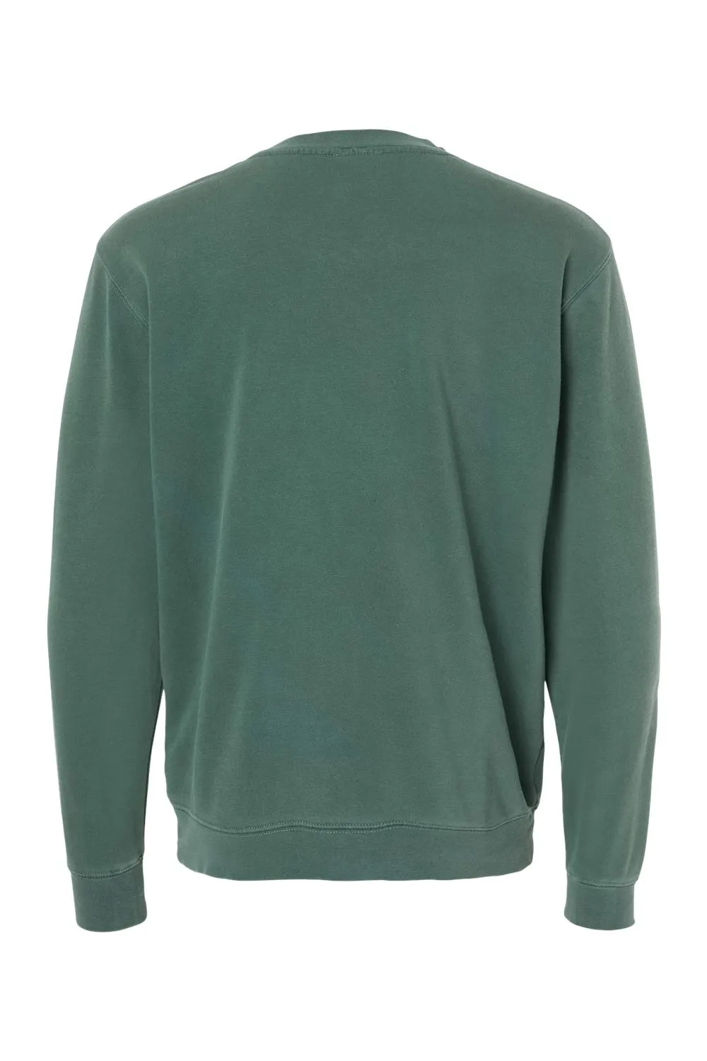 Independent Trading Company Sweat-shirt à col rond teint avec pigment pour hommes - Vert alpin