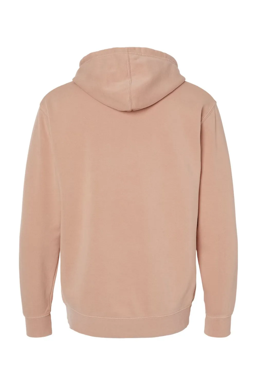Independent Trading Company Sweat à capuche teint pigment pour hommes avec poche kangourou - Rose poussiéreux