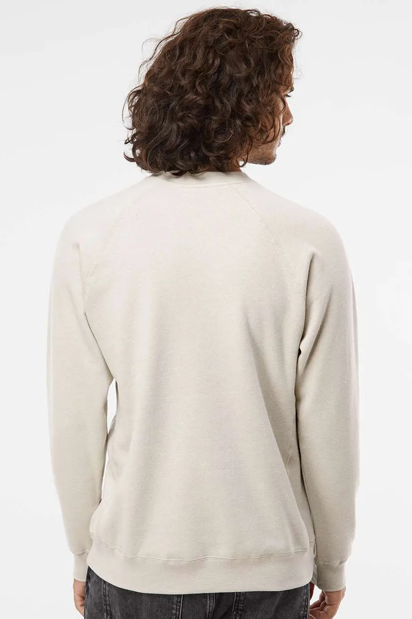 Independent Trading Company Sweat à Capuche Homme Spécial Blend avec Manches Raglan - Heather Stone