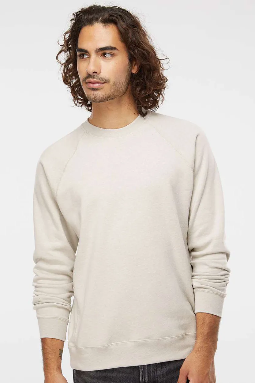 Independent Trading Company Sweat à Capuche Homme Spécial Blend avec Manches Raglan - Heather Stone