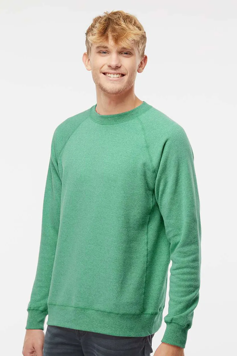 Veste à capuche indépendante pour hommes Special Blend avec manches raglan - Vert mer