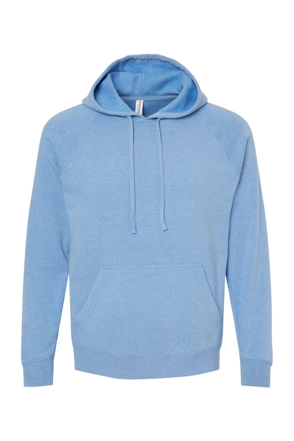 Veste à capuche indépendante pour hommes avec poche kangourou - Bleu Pacifique