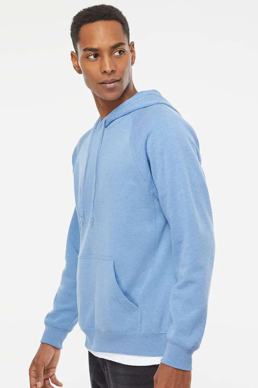 Veste à capuche indépendante pour hommes avec poche kangourou - Bleu Pacifique