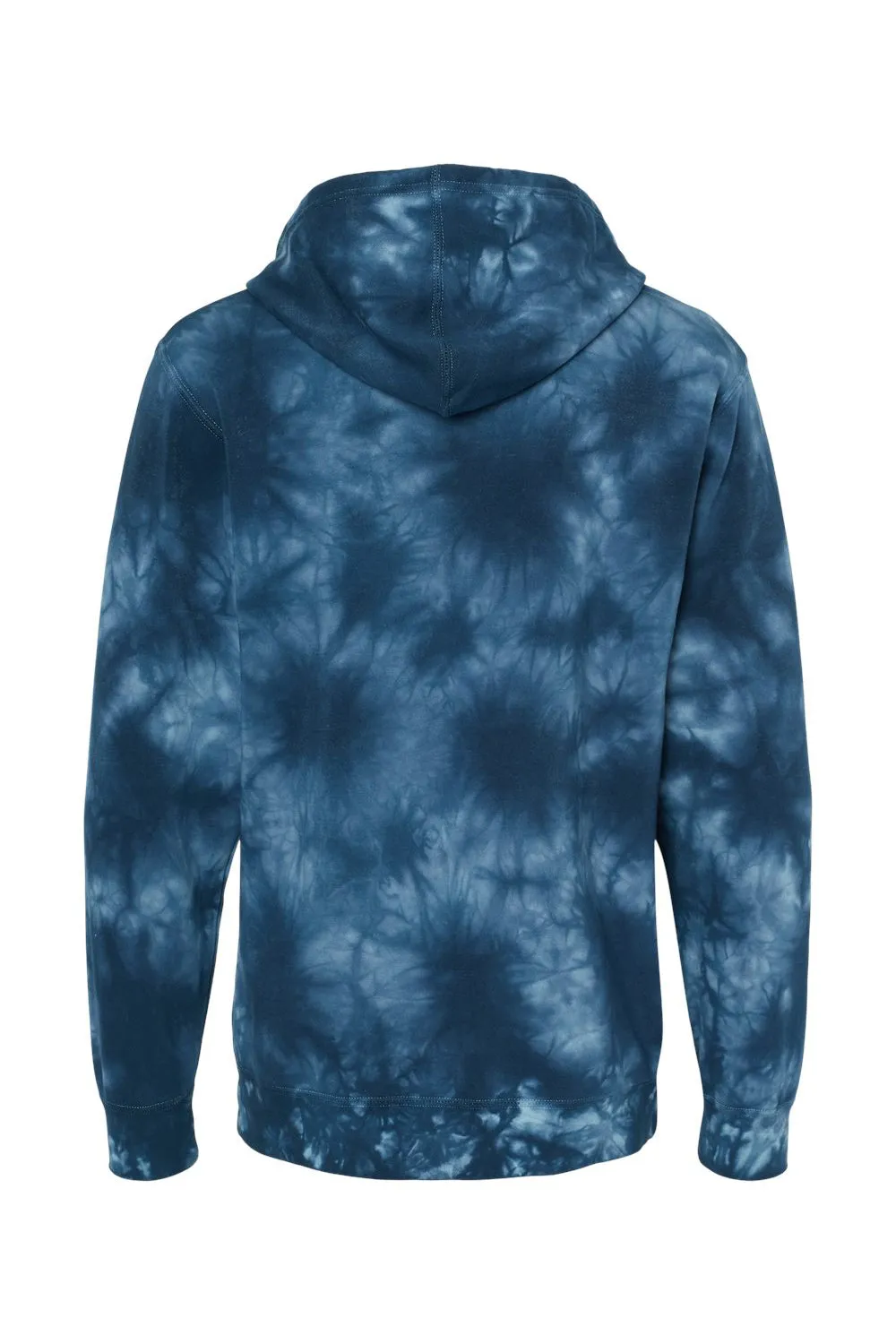 Independent Trading Company Sweat à capuche pour hommes en teinture nouée avec poche kangourou - Bleu marine