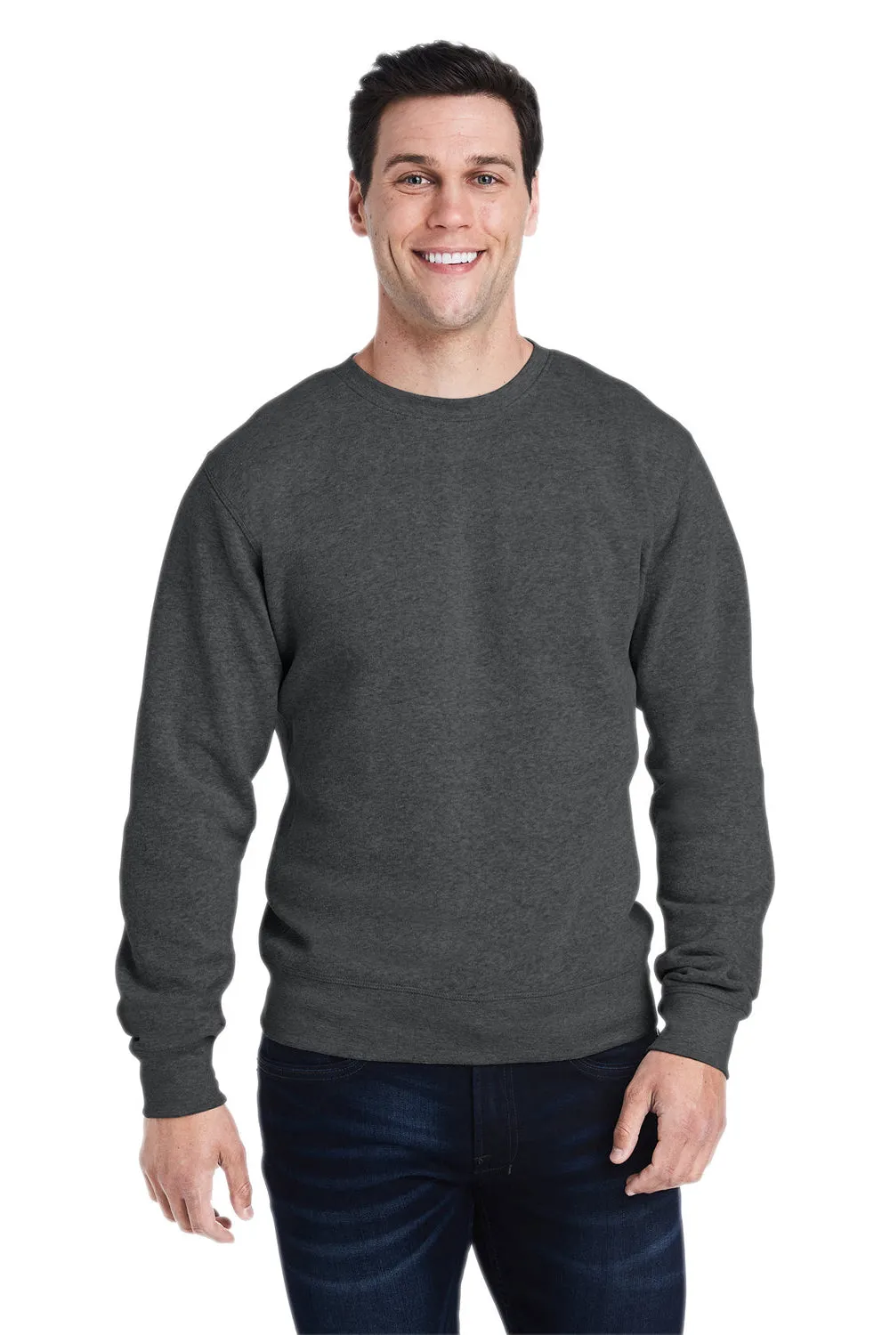 Pull à col rond pour homme J America - Noir Triblend