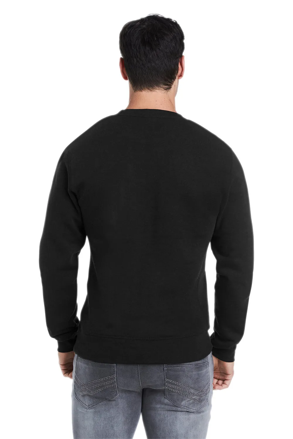 Pull à col rond pour homme J America - Noir Triblend