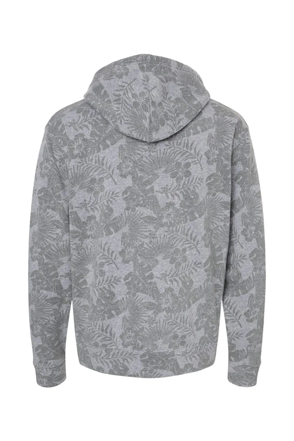 J America Sweat à capuche pour hommes en polaire avec poche kangourou - Gris Aloha
