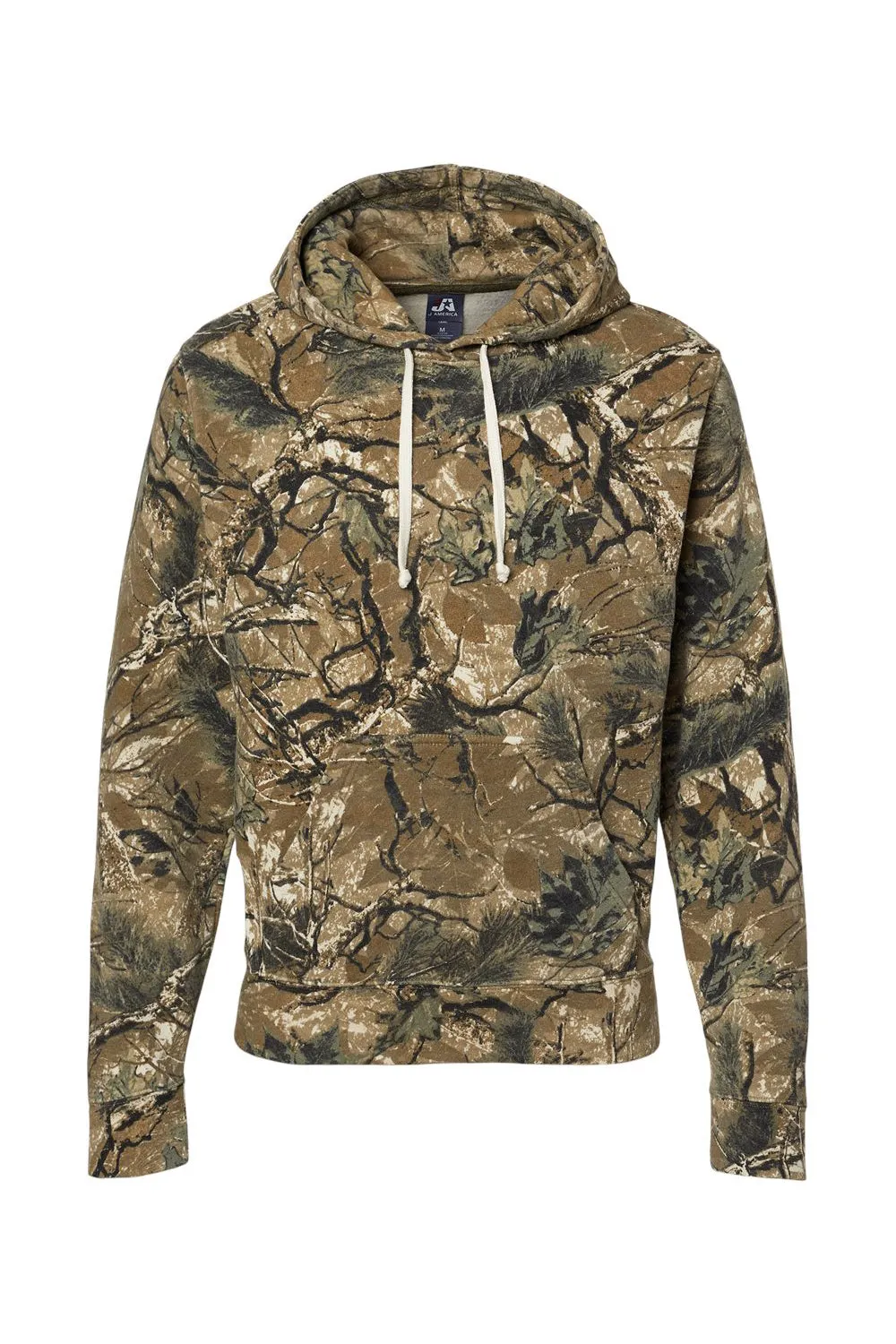J America Sweat à capuche en polaire pour homme avec poche kangourou - Camouflage extérieur