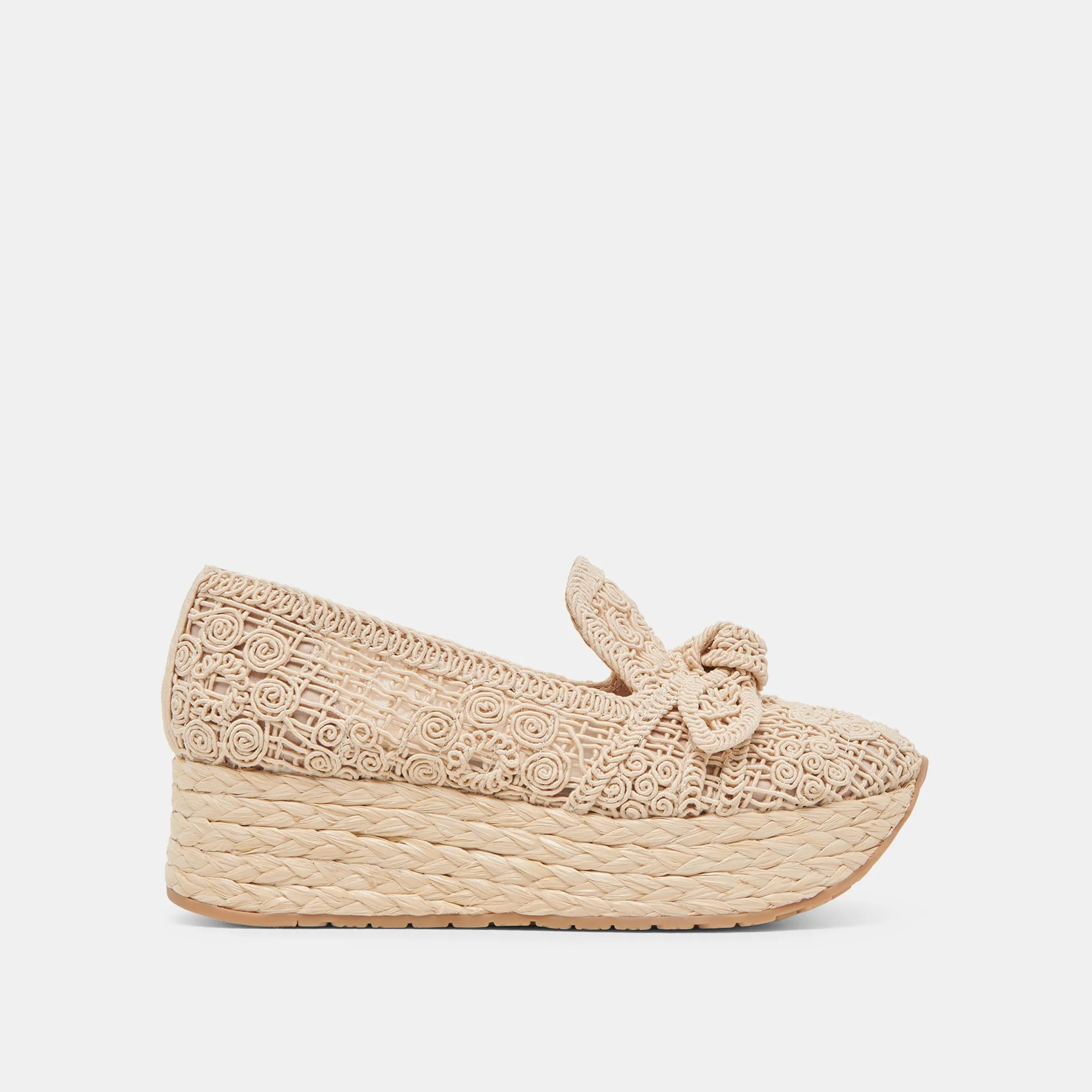 JAKA SNEAKERS NATURAL MACRAMÉ
