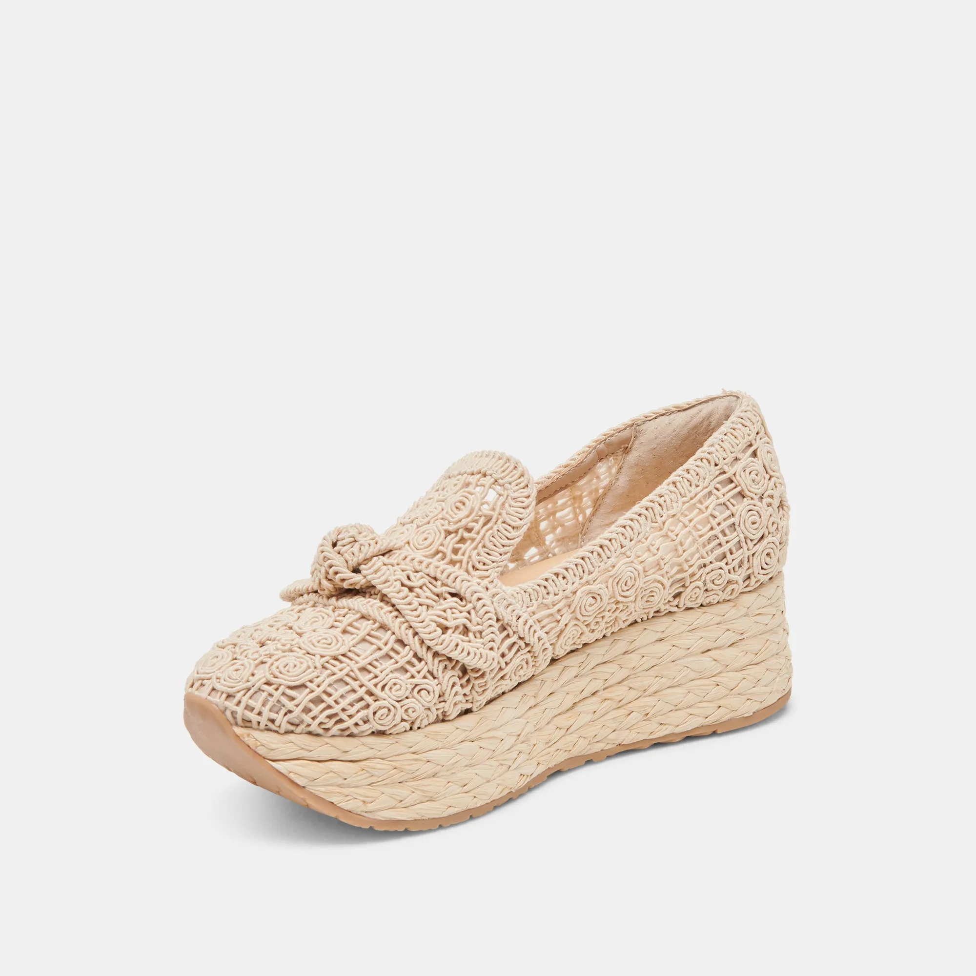 JAKA SNEAKERS NATURAL MACRAMÉ