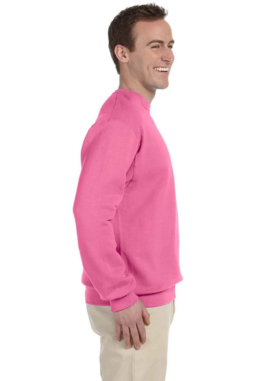 Jerzees Sweat-shirt à capuche en polaire NuBlend pour hommes - Rose fluo