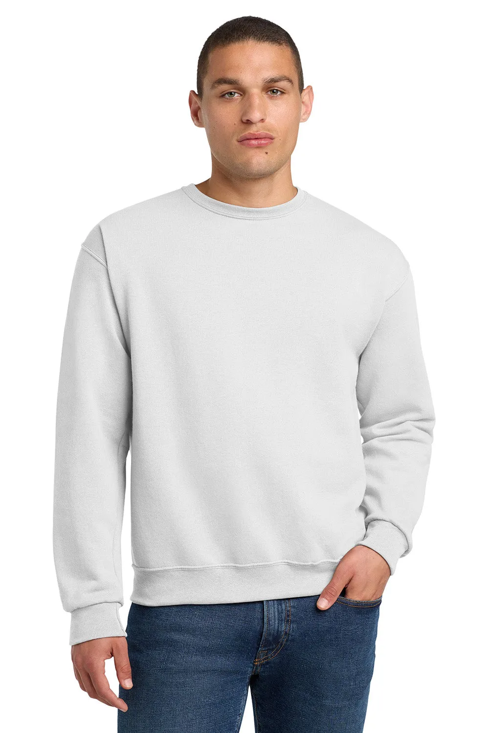 Pull en polaire NuBlend pour hommes Jerzees - Blanc