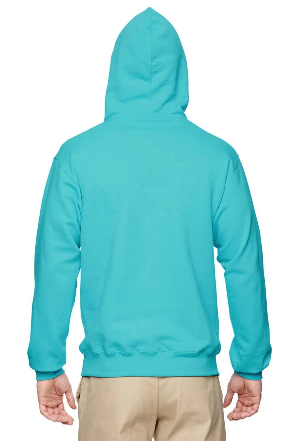 Jerzees Sweat à capuche pour hommes en polaire NuBlend résistante aux boulochages avec poche kangourou - Bleu scuba