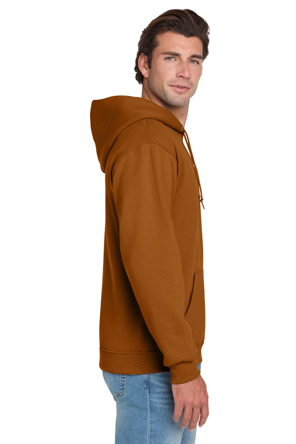 Jerzees pour Hommes Pull à Capuche en Polaire NuBlend Résistant aux Boules de Peluche avec Poche Kangourou - Orange Texas