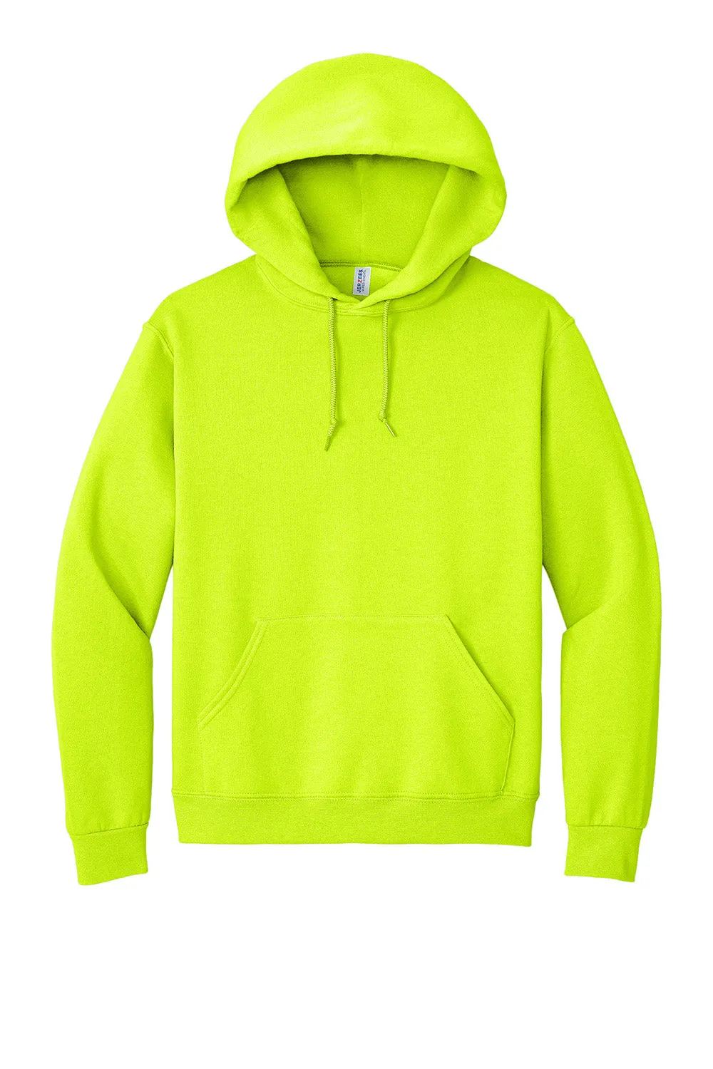 Jerzees Sweat à capuche pour hommes Super Sweats NuBlend résistant aux boulettes avec poche kangourou - Vert sécurité