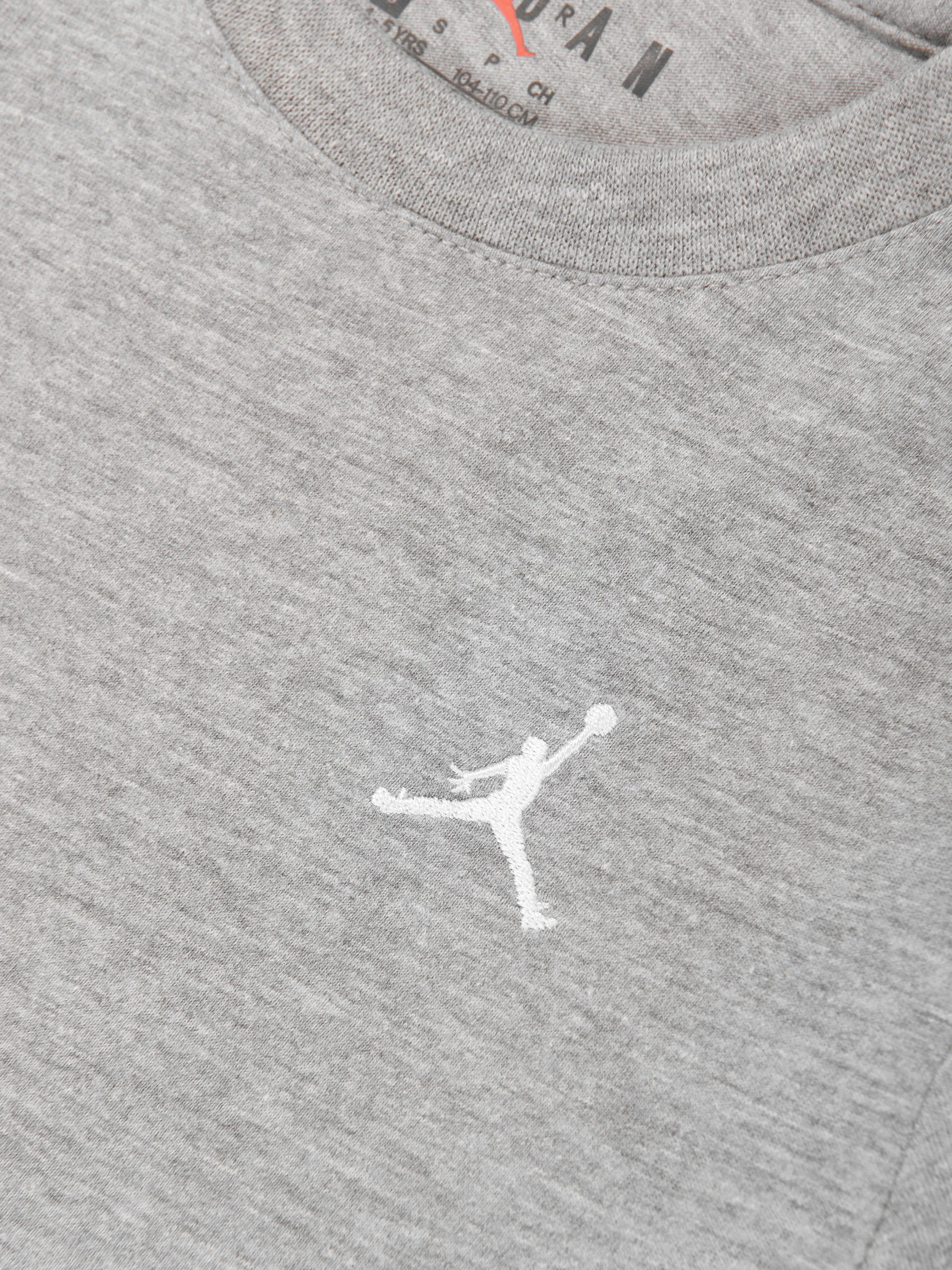 T-shirt brodé Jumpman Air pour garçons Jordan en gris