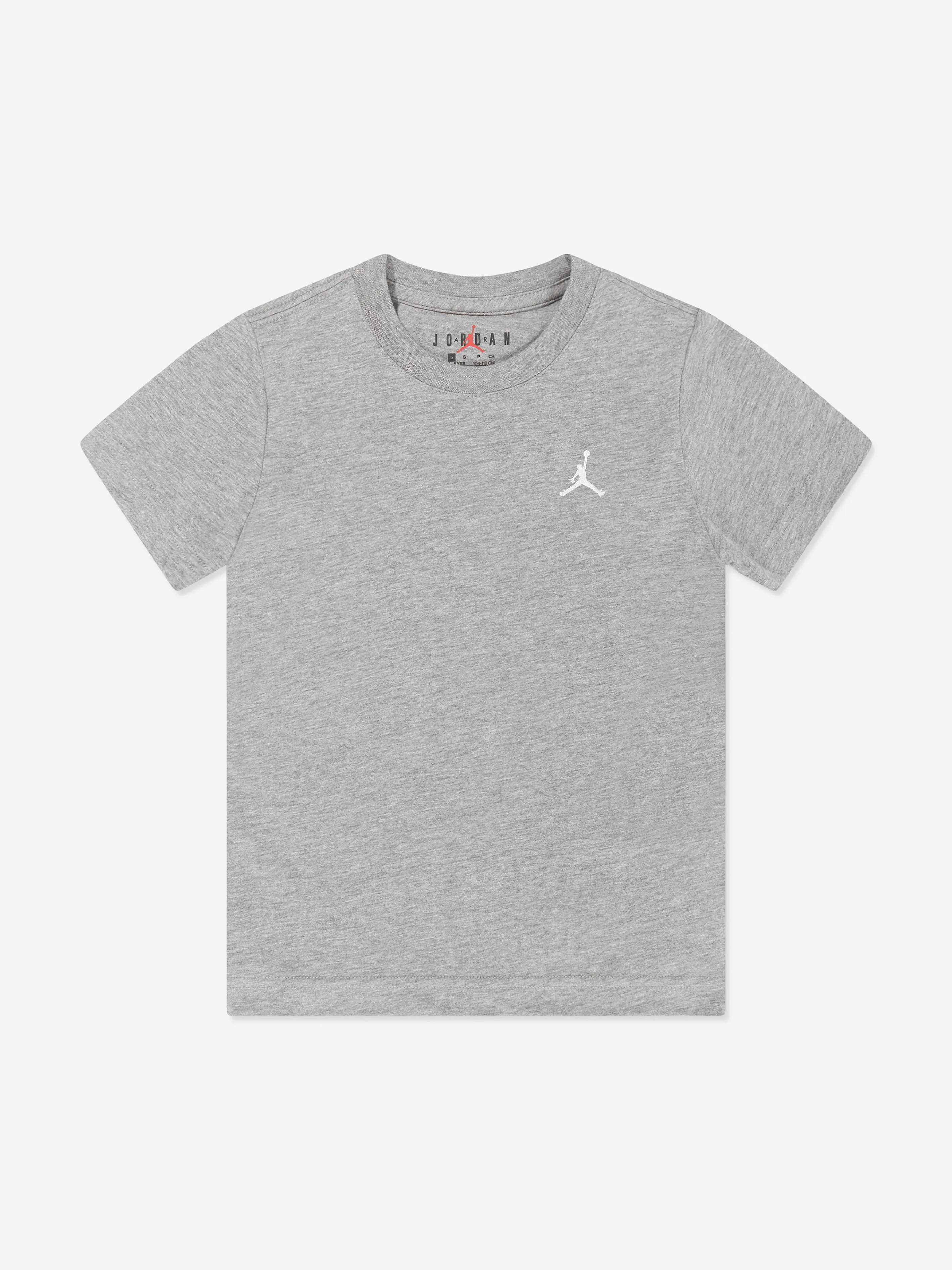 T-shirt brodé Jumpman Air pour garçons Jordan en gris