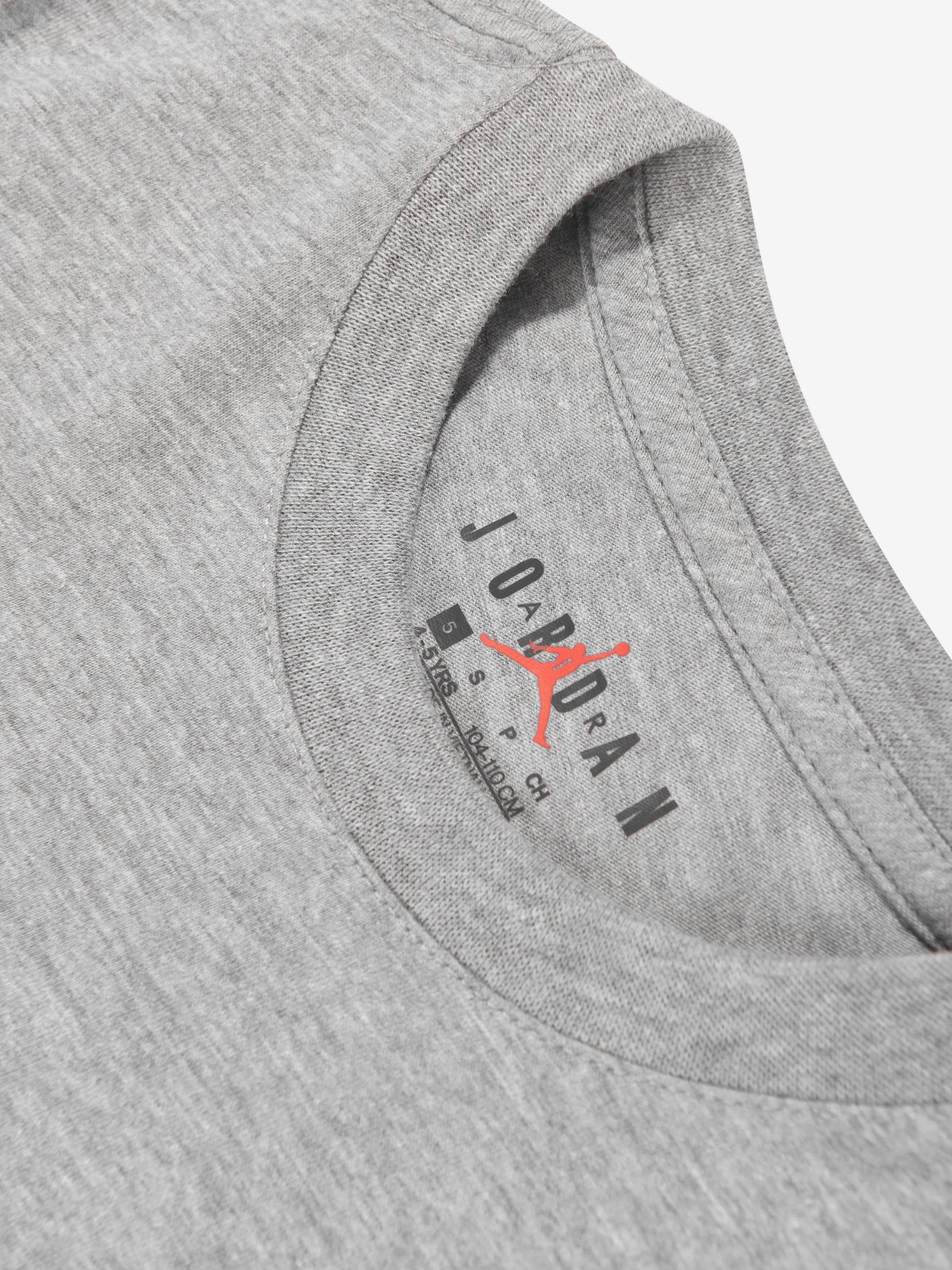 T-shirt brodé Jumpman Air pour garçons Jordan en gris