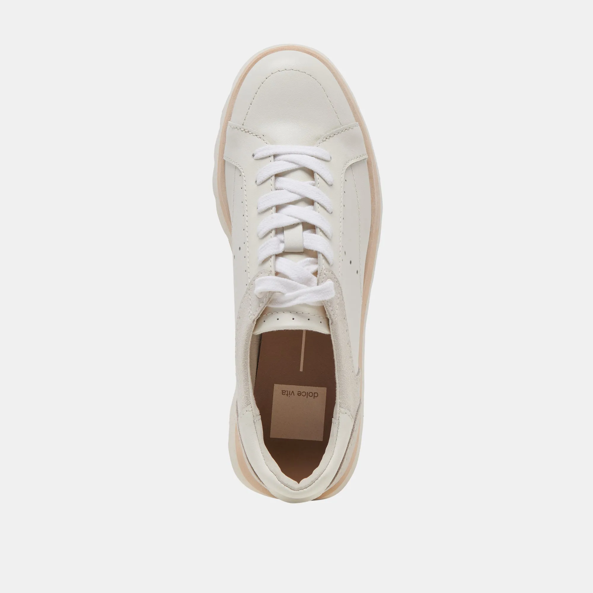 JORGIE SNEAKERS CUIR BLANC