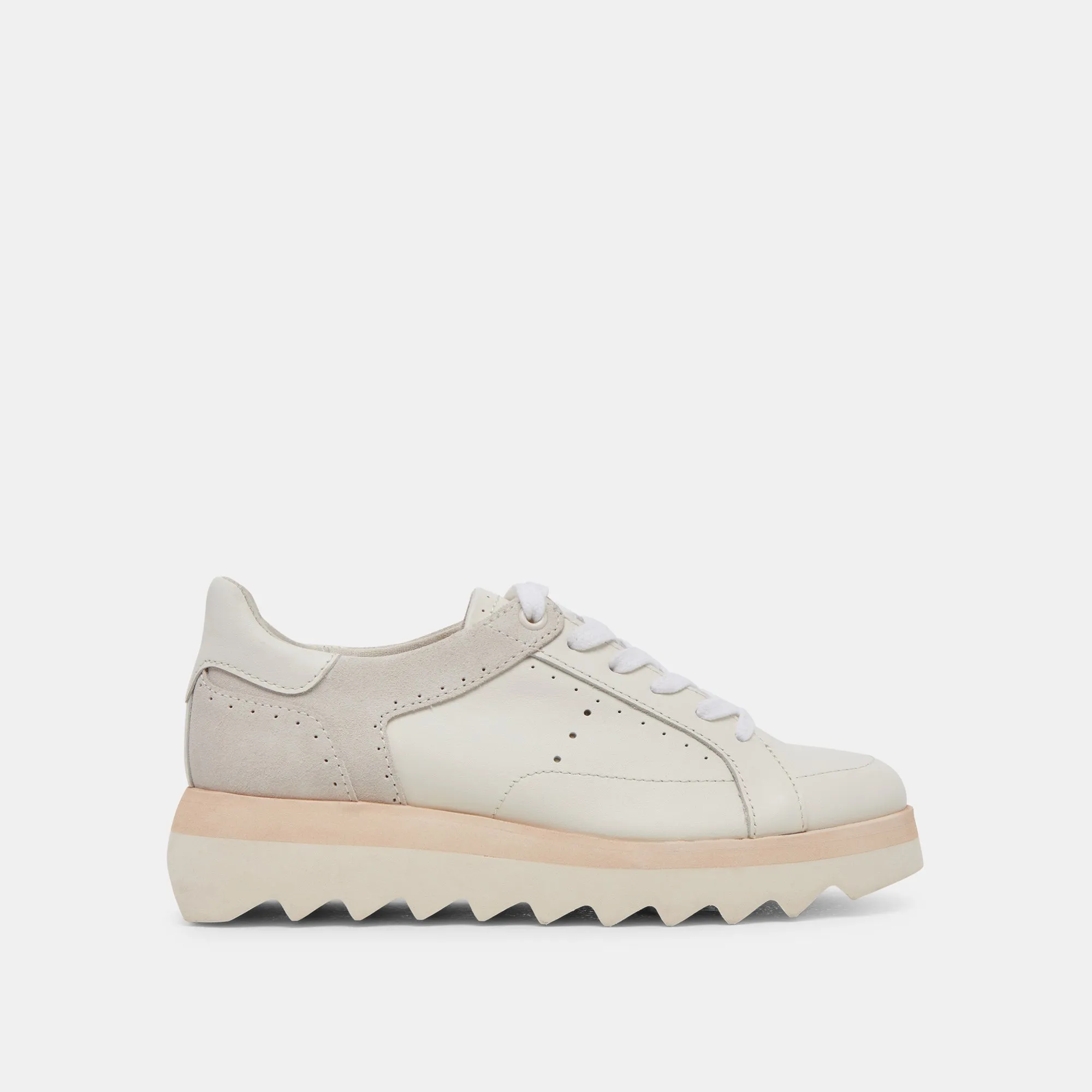 JORGIE SNEAKERS CUIR BLANC