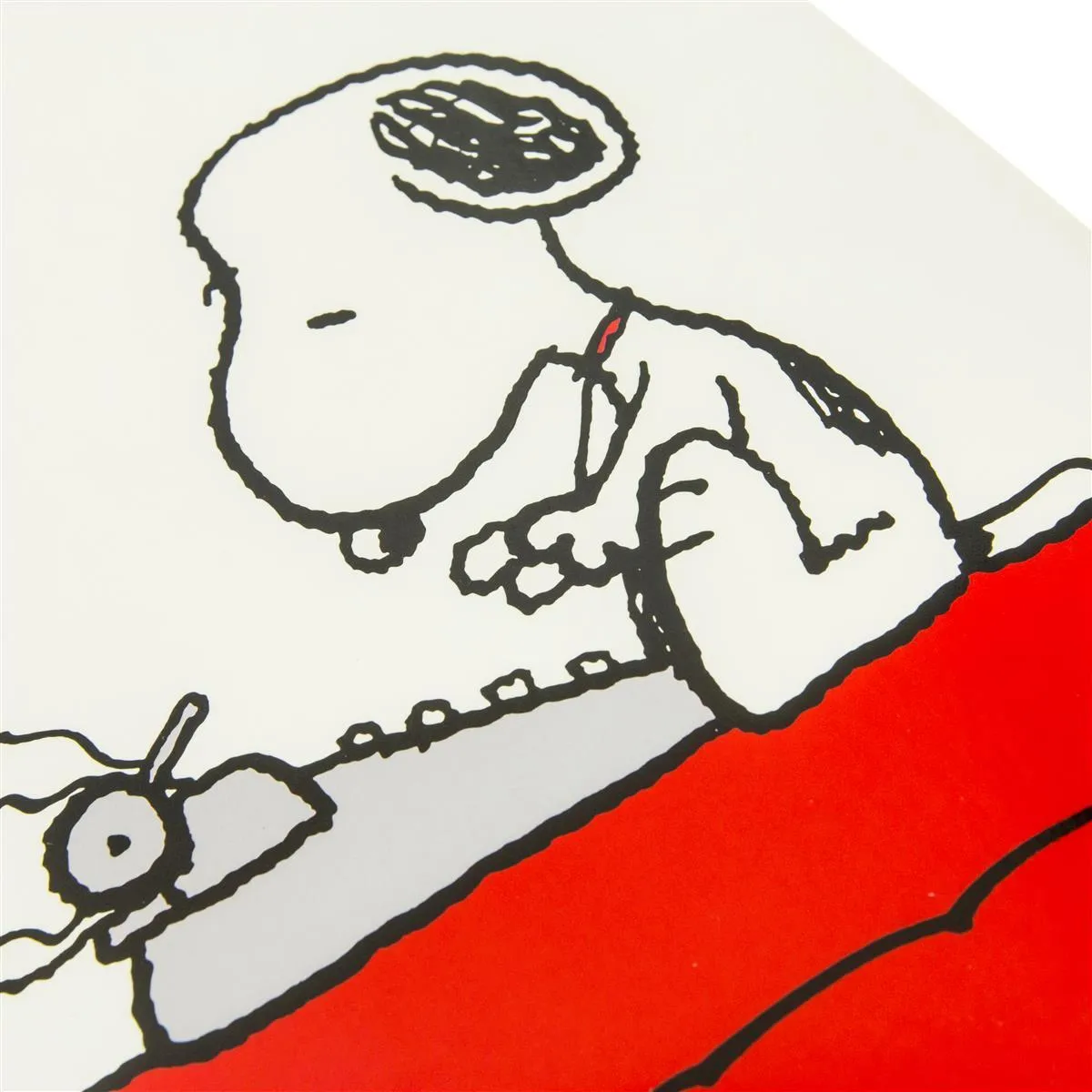 Journal - Snoopy avec machine à écrire