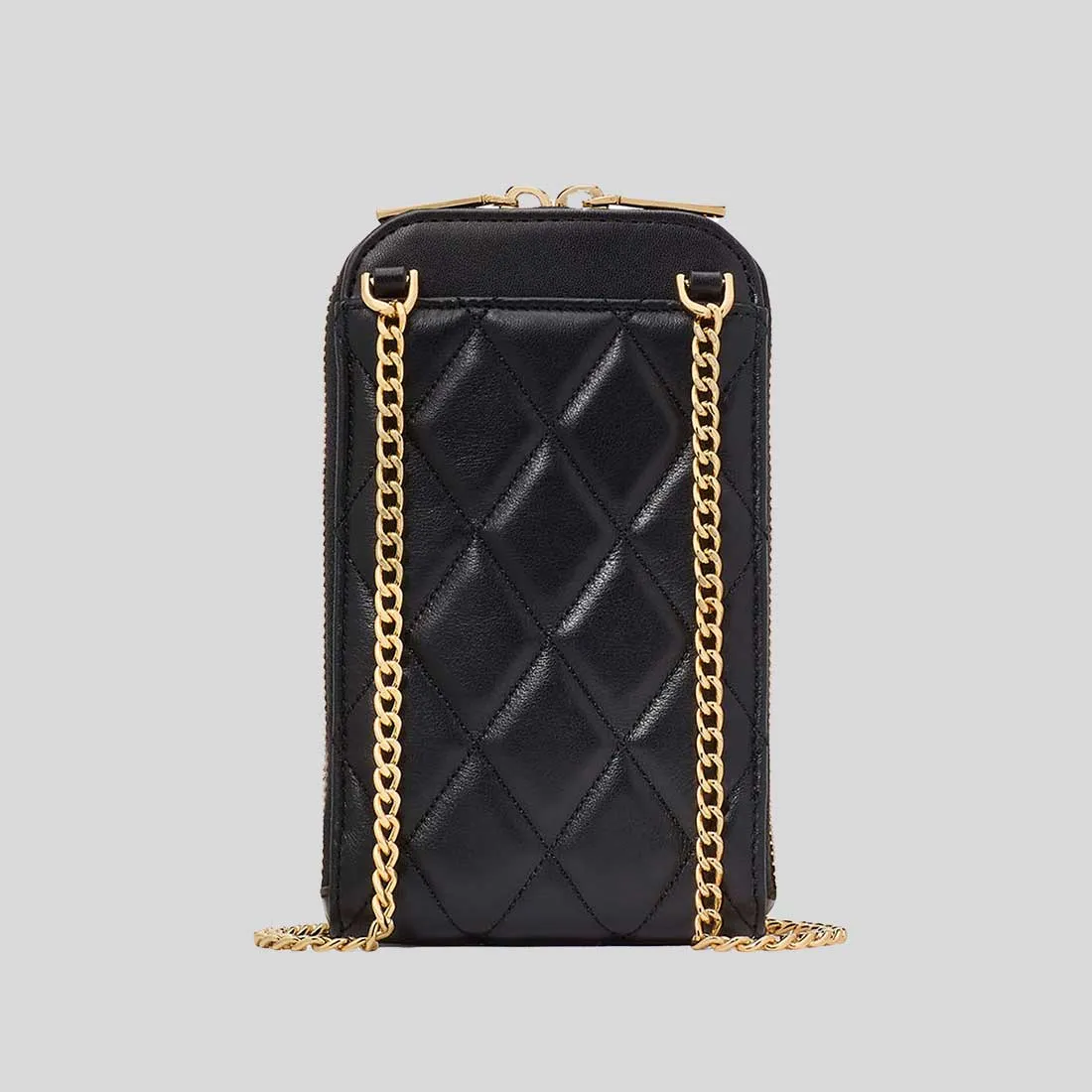 Sac Kate Spade KATE SPADE Carey Matelassé Nord Sud Téléphone Bandoulière Noir KC597