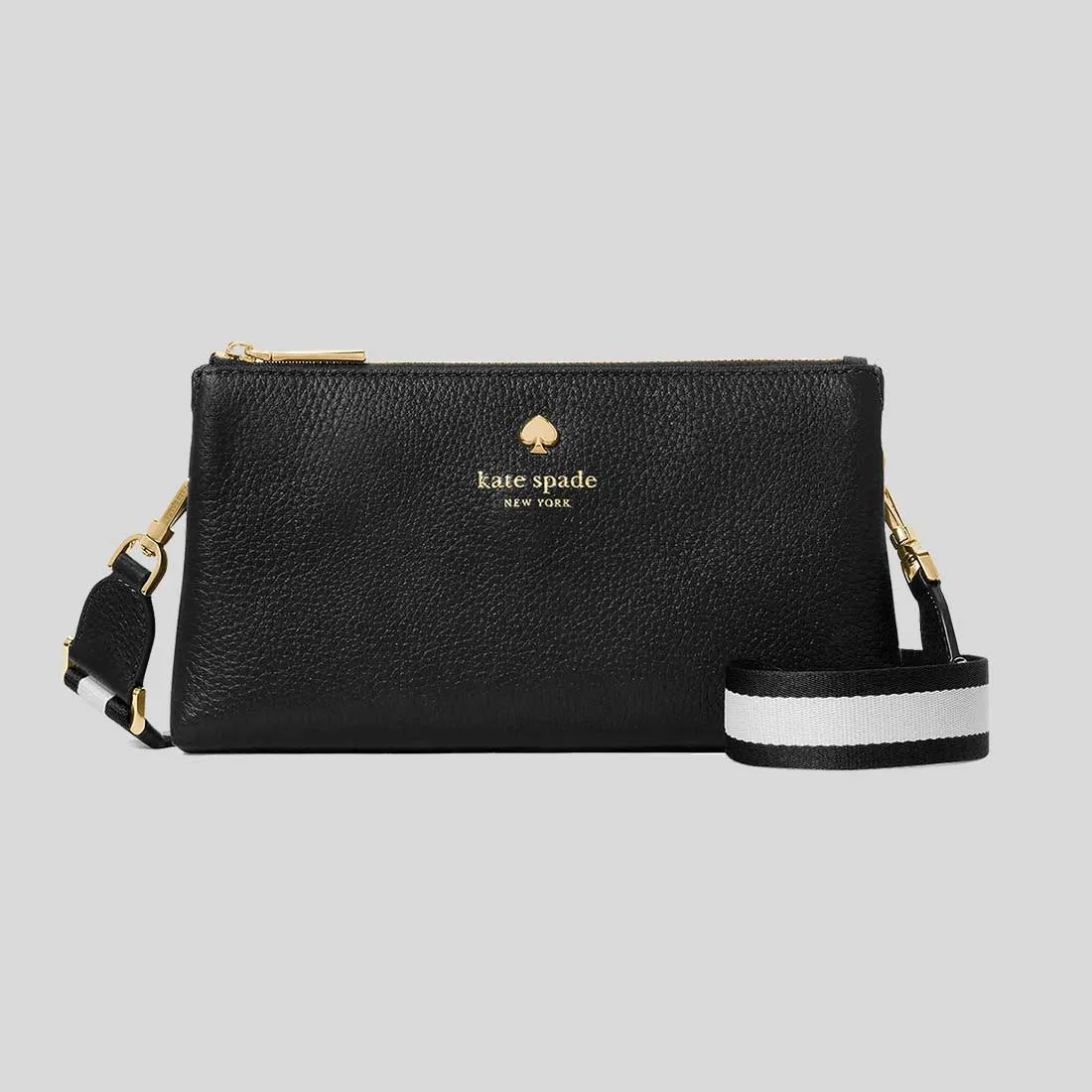 Sac à main KATE SPADE Emma en mini cuir granuleux noir KK257