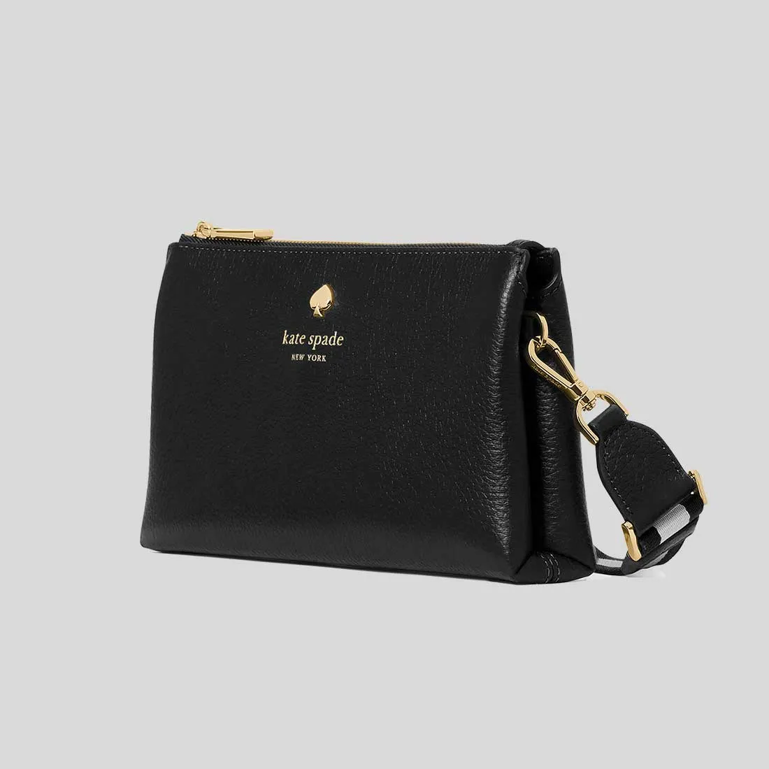 Sac à main KATE SPADE Emma en mini cuir granuleux noir KK257