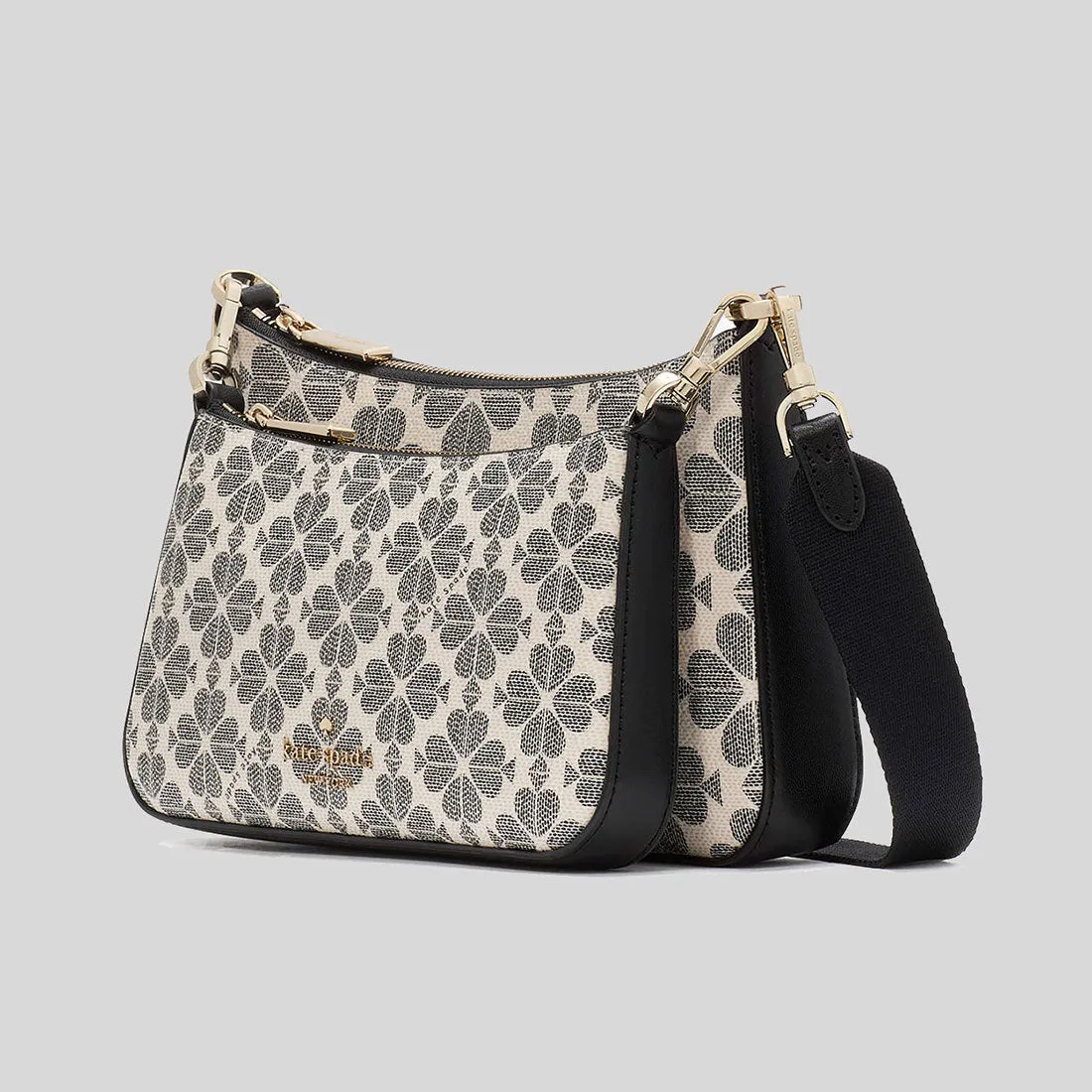 Sac à main Kate Spade KATE SPADE Signature Spade Fleur Petit Bandoulière Noir Multi KI372