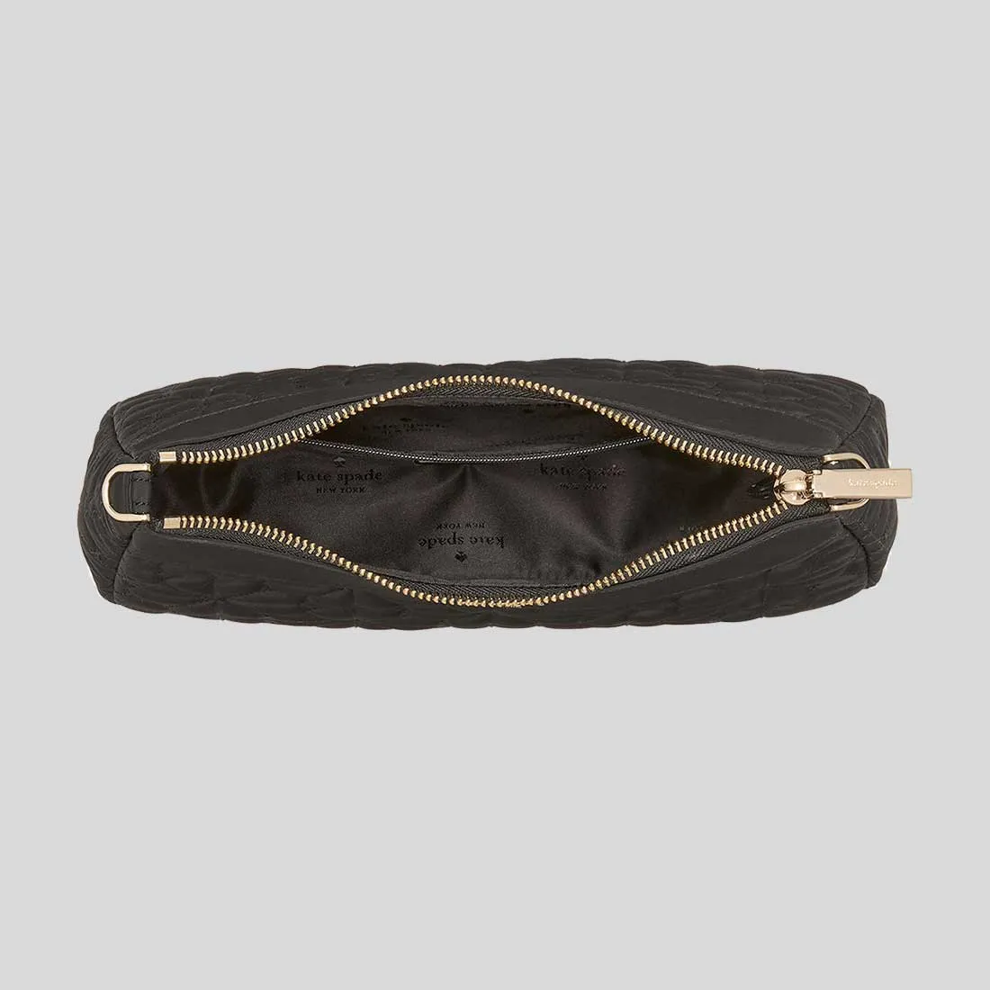 Sac Kate Spade KATE SPADE Sac Bandoulière Convertible en Tissu Matelassé Fleuri Noir KK077