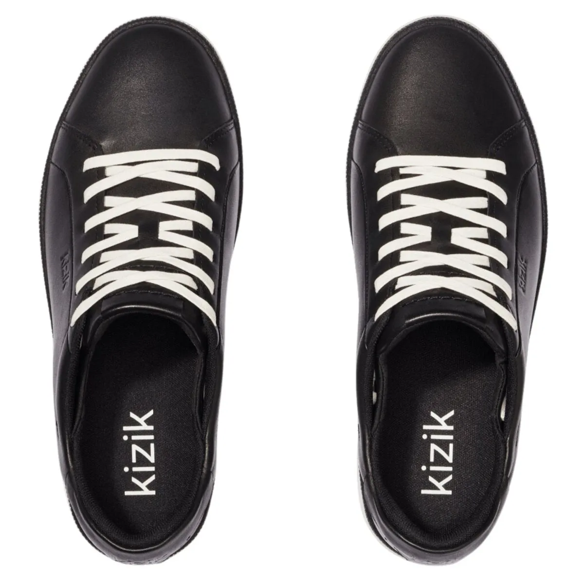 Kizik Hommes Sonoma Cuir Noir