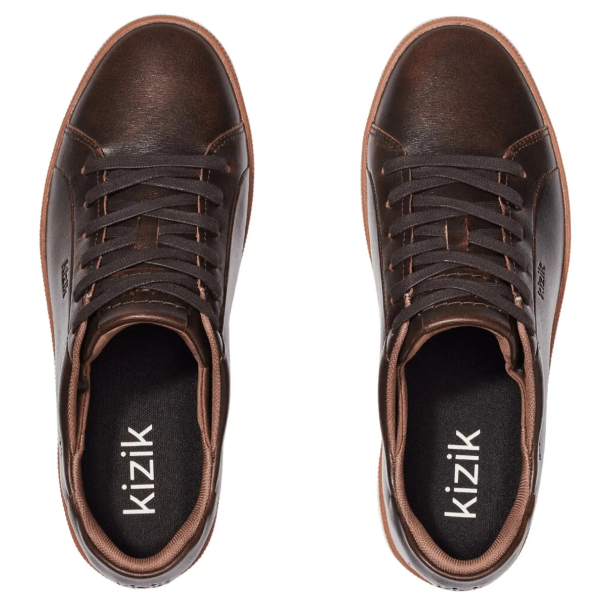 Kizik Hommes Sonoma Cuir Marron