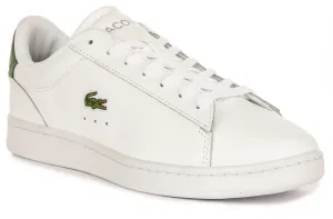 Lacoste Carnaby Set In White Green For Men Shoes Lacoste