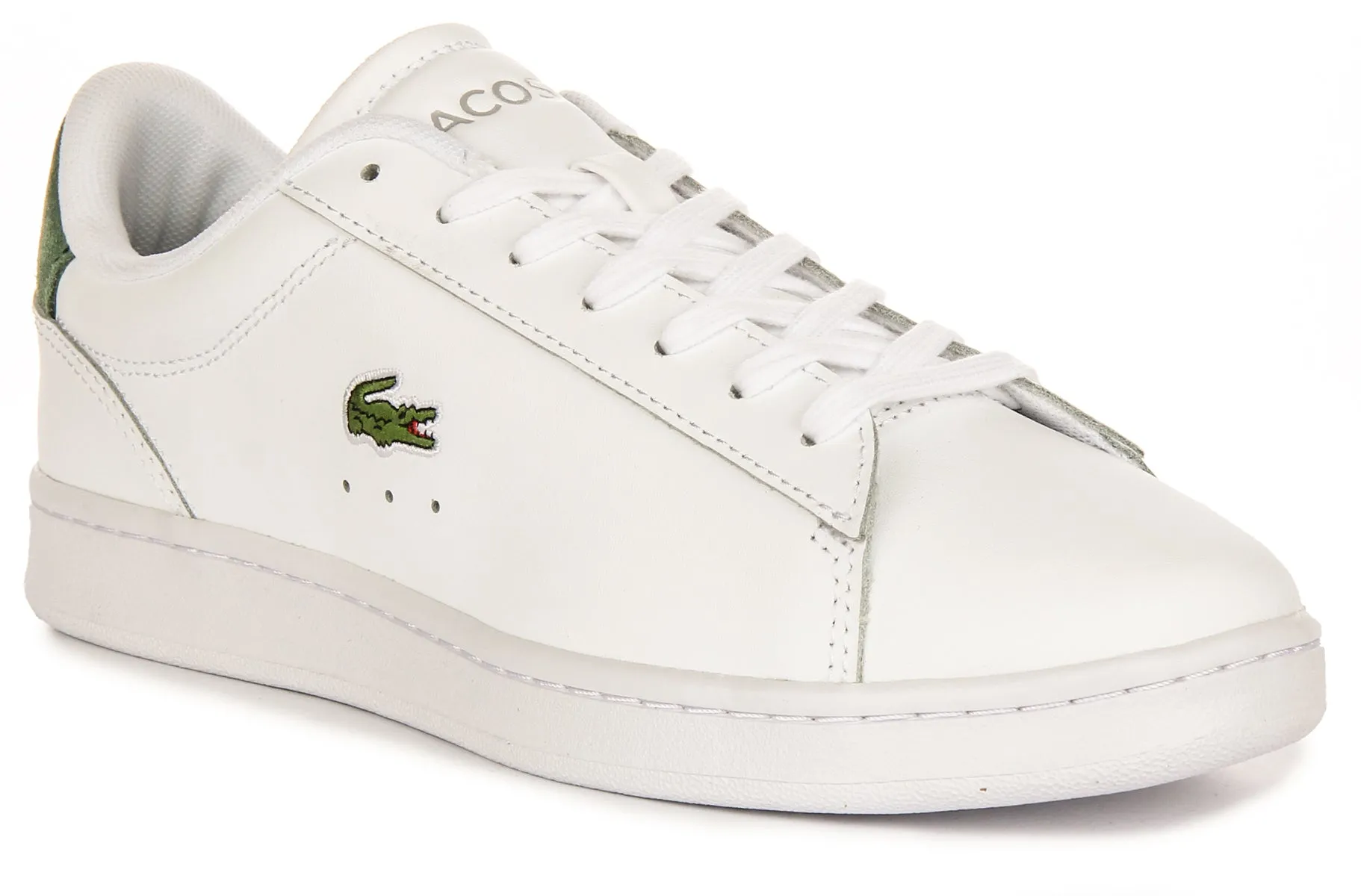 Lacoste Carnaby Ensemble Blanc Vert Pour Homme Chaussures Lacoste