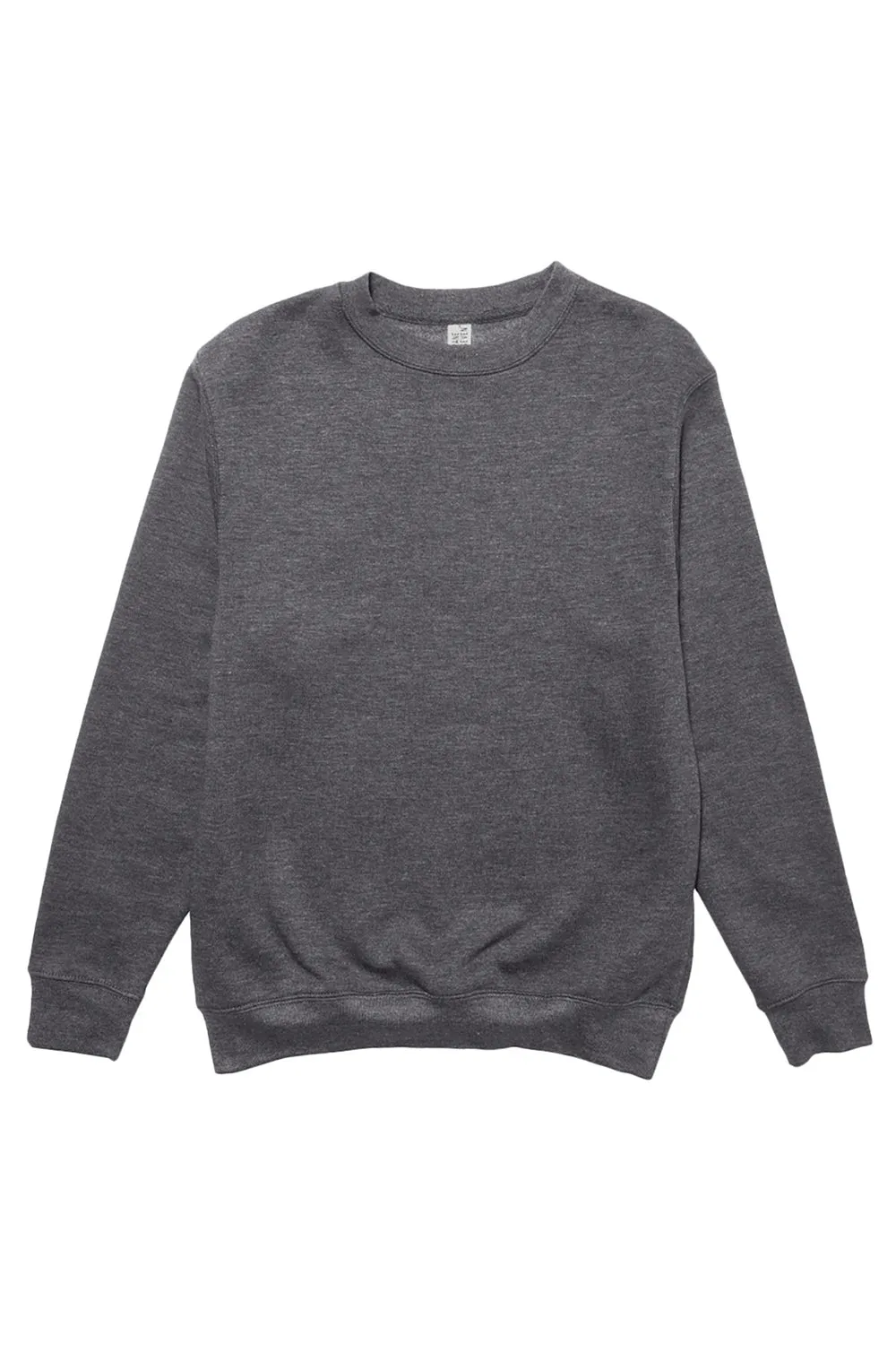 Pull à col rond premium pour hommes Lane Seven - Gris charbon chiné